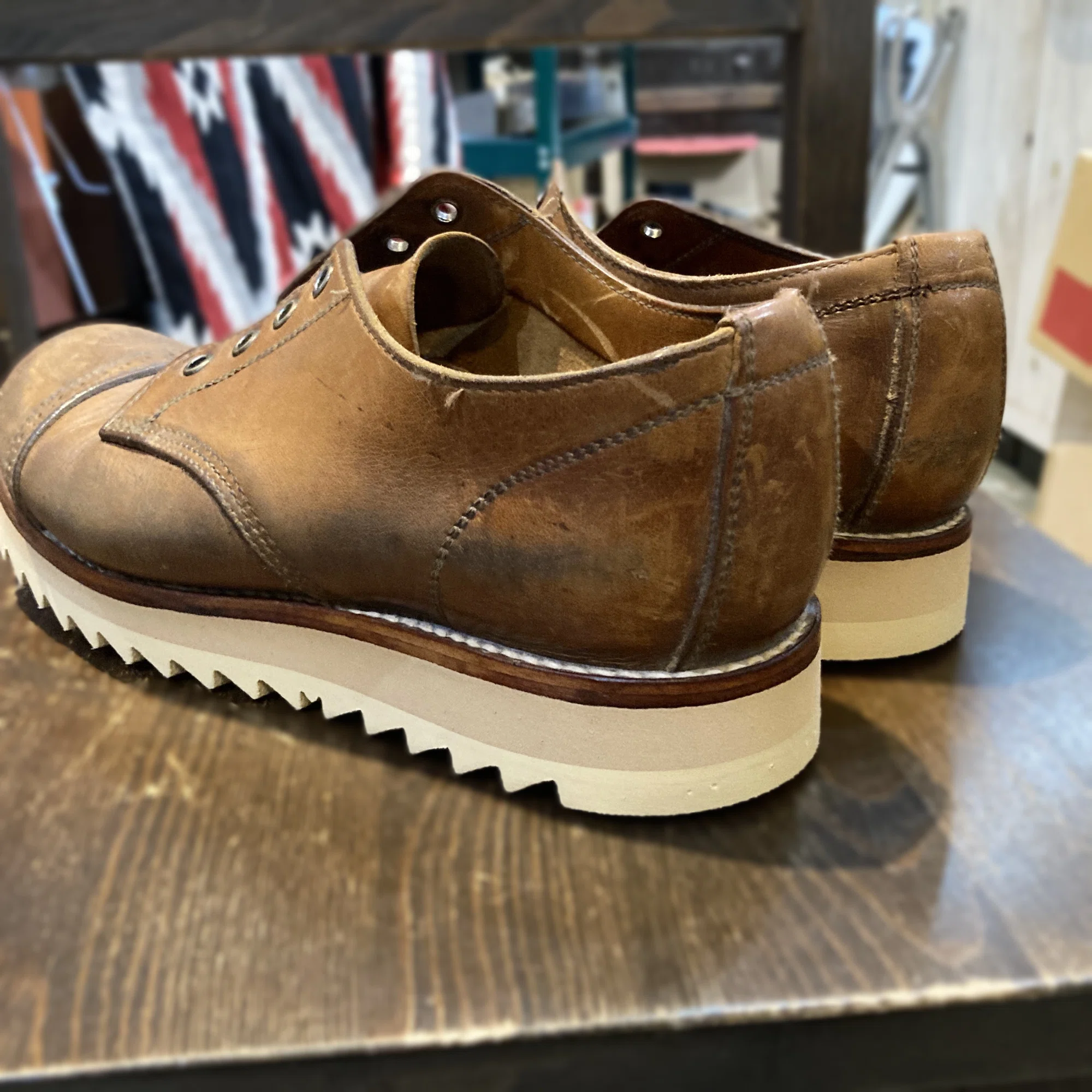 Resole/Sole Custom] PISTOLERO OX Shoes｜CREA Repair & Handcrafts/roca