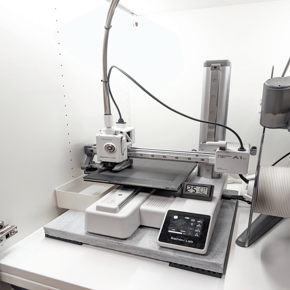 IKEAの棚で3DプリンタBambuLab A1 Miniのエンクロージャーを作る｜fixsenia