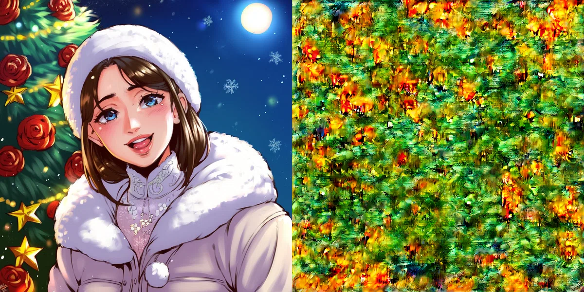 Pony Diffusion V6 のアニメモデルのCLIPとSDXL_Base の CLIP のイラストの比較