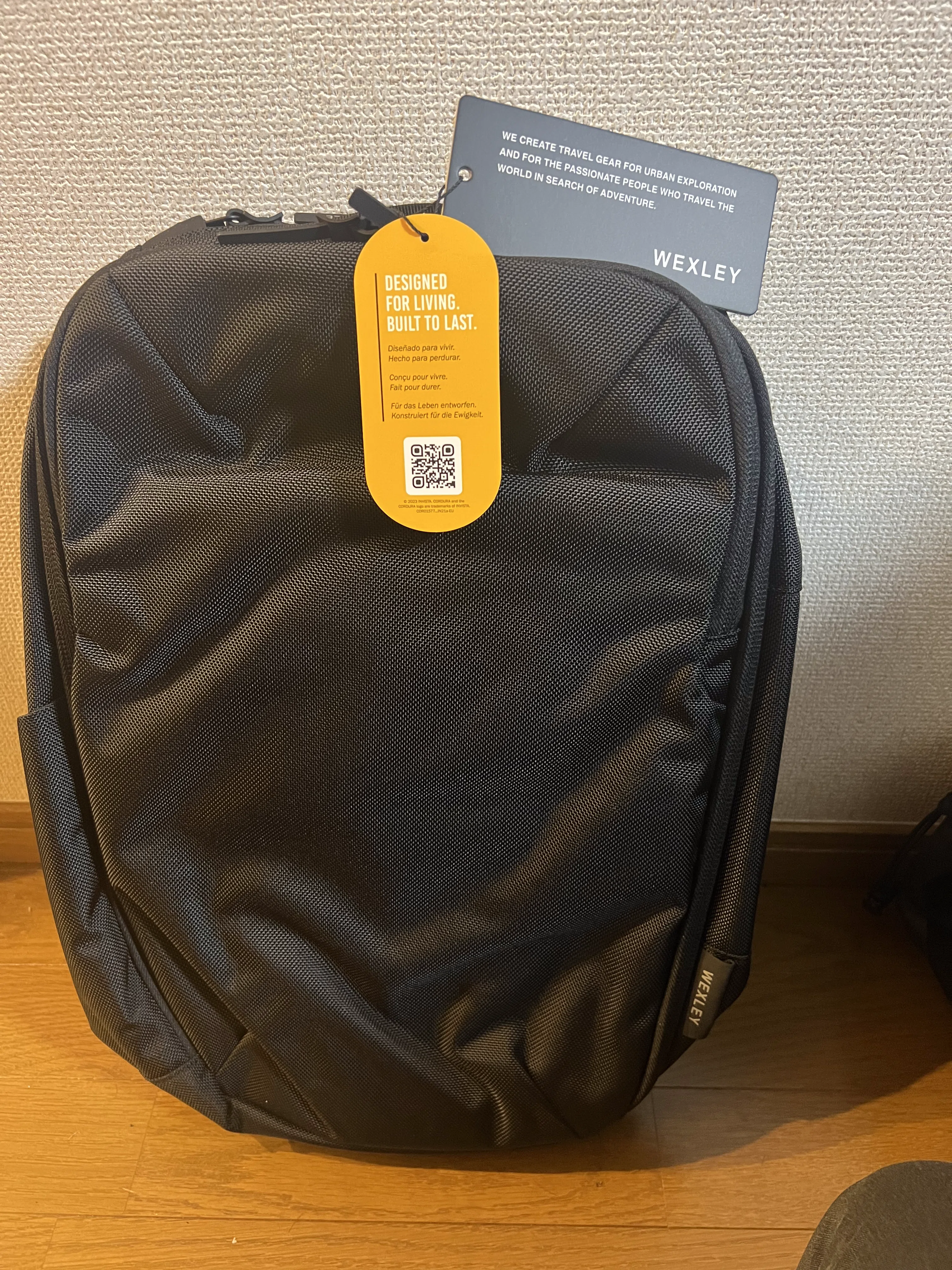 買ってよかったもの】WEXLEYのバックパック「 TAYLOR | PRO PACK