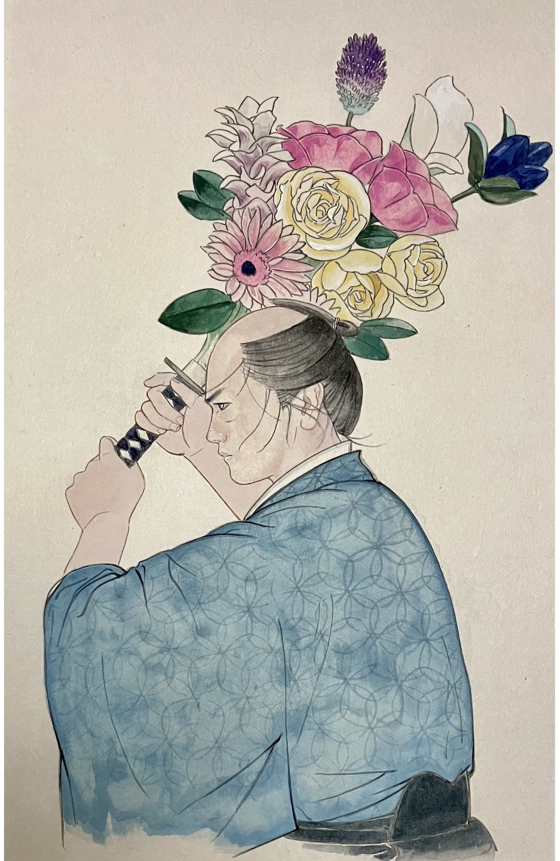 今年描いた日本画やイラストをただ眺める｜shino