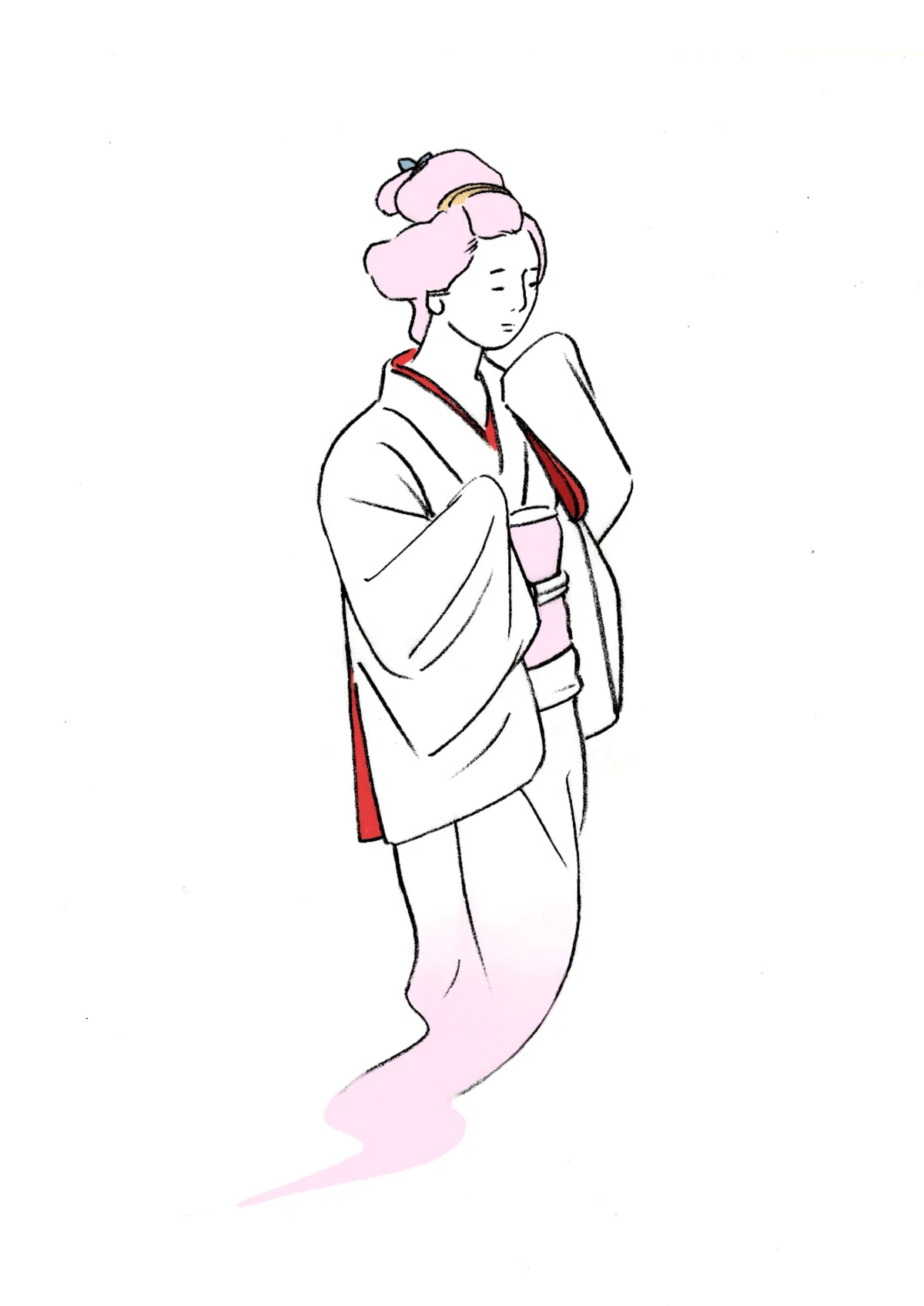 今年描いた日本画やイラストをただ眺める｜shino