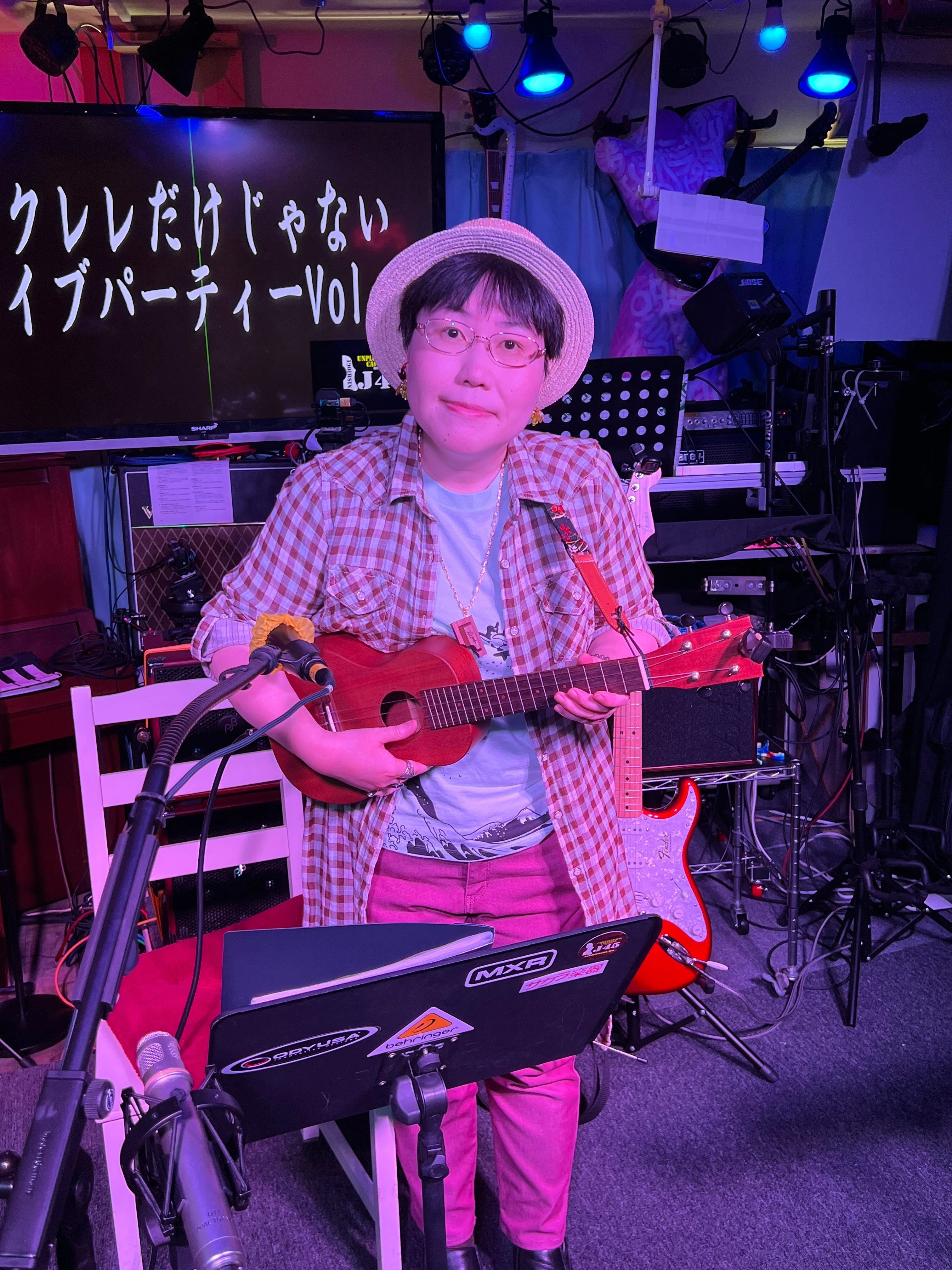 12/22(日)東京都杉並区・西荻窪J45にて【ウクレレだけじゃないライブ