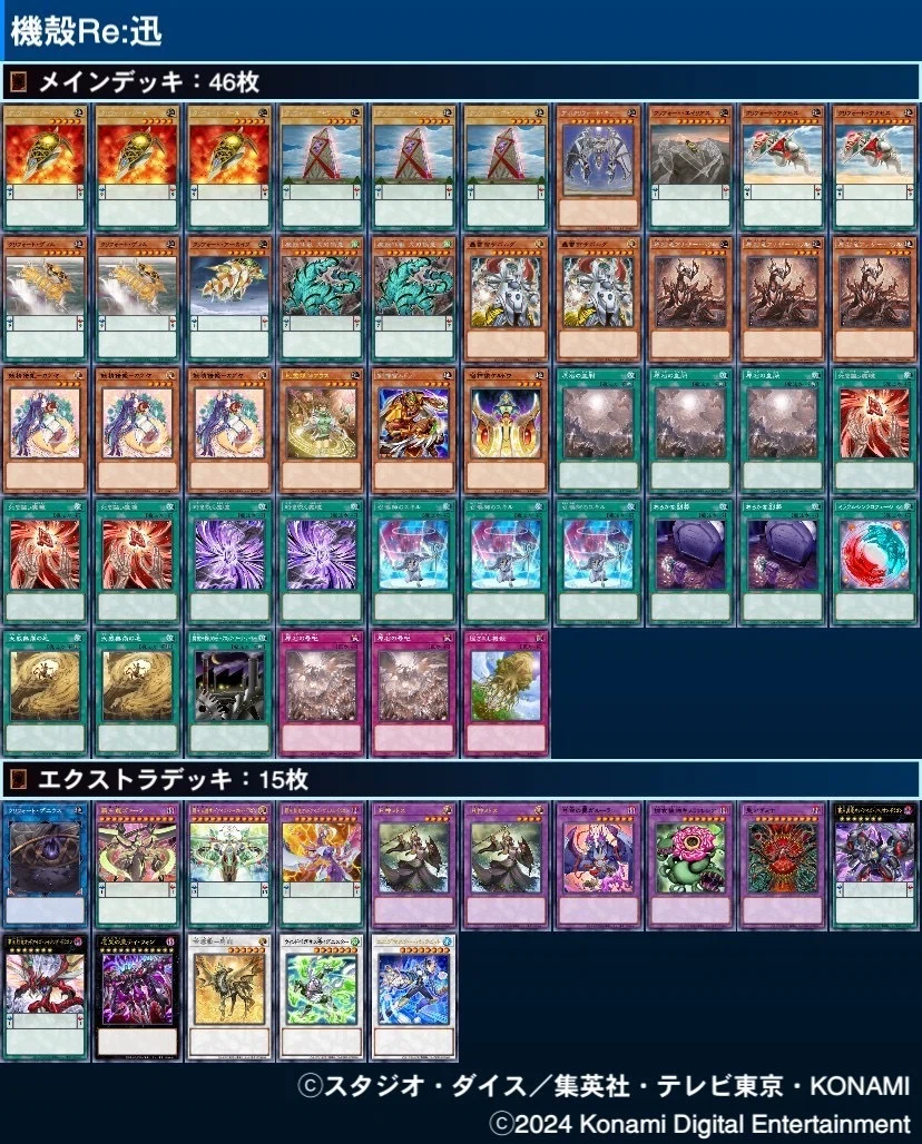 遊戯王】これが令和のクリフォートだ!!「機殻Re:迅」【デッキ紹介 