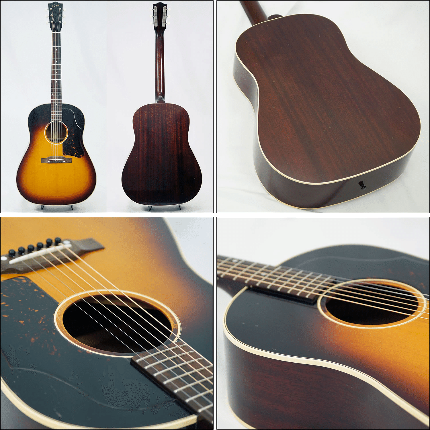 特選中古品！ハカランダ指板を採用したJ-45スタイル「Creek CJFG1957