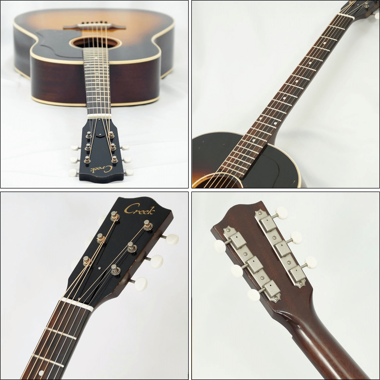 特選中古品!ハカランダ指板を採用したJ-45スタイル「Creek CJFG1957 特選中古品!ハカランダ指板を採用したJ-45スタイル「Creek CJFG1957