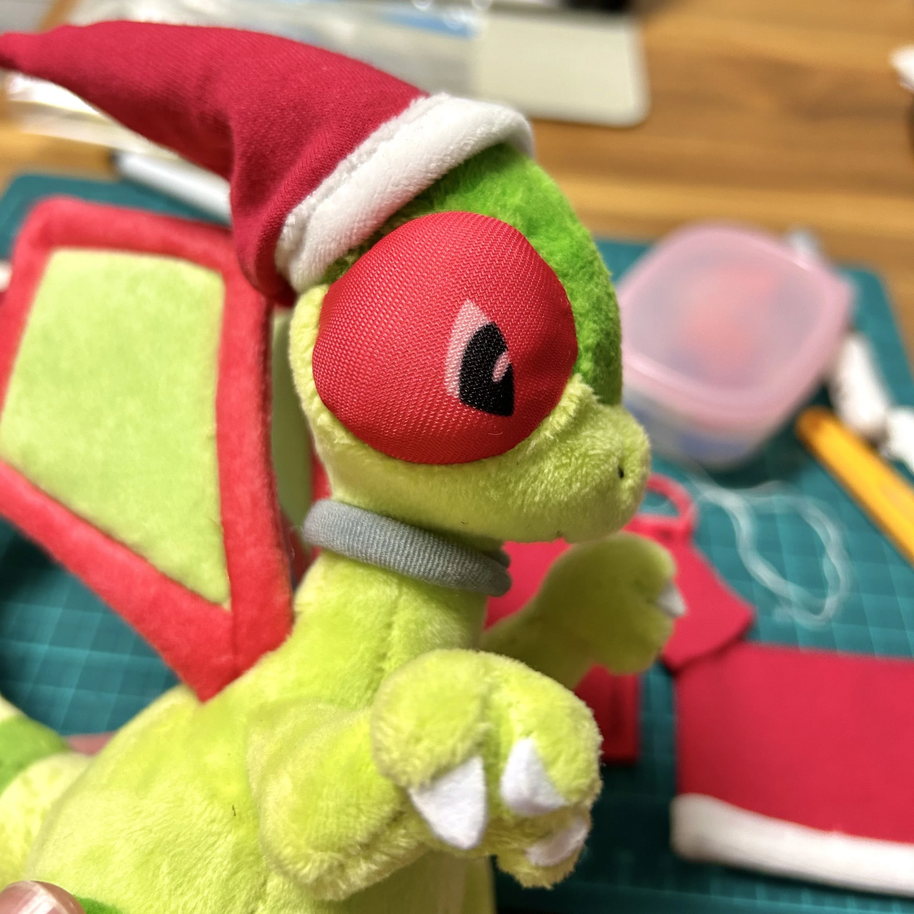 ポケマスアドカレ②】クリスマス手芸〜Pokemon fitのフライゴンに