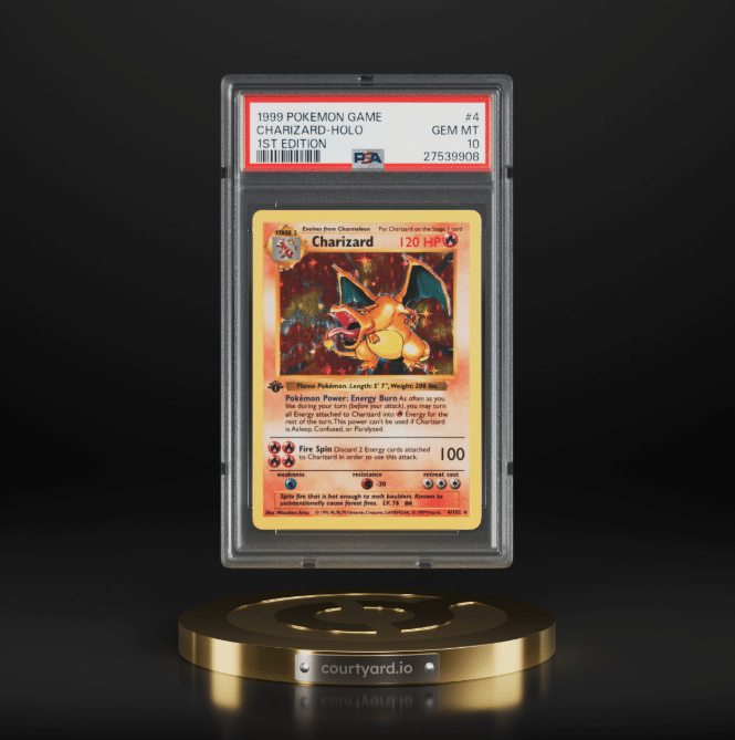 Pokémon ポケモン カード リザードン 1stエディション 極美品 現在価格約2,200万円！歴史的価値のあるED1リザードンカード