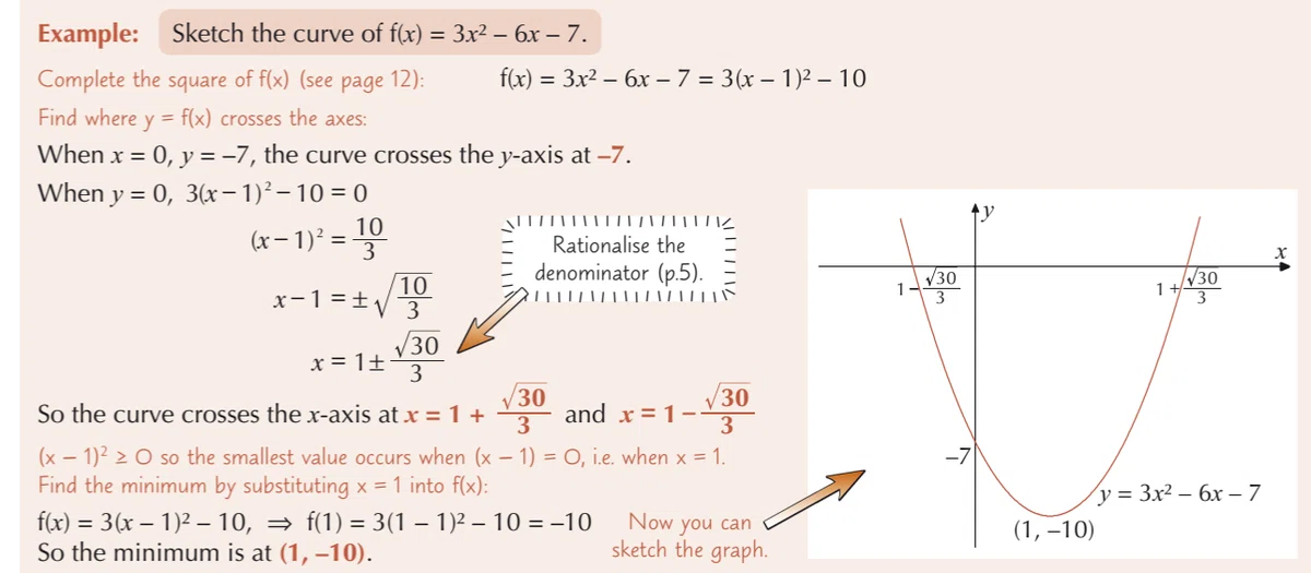 Studying Maths (74), Completing Square & Graph(数学の勉強(74)、平方完成とグラフ)|MisaTK