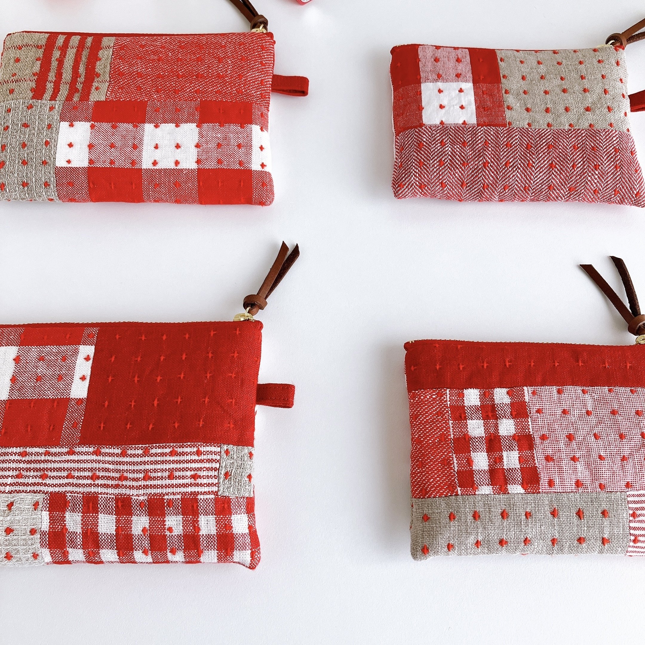 ちりめん刺繍マチ付きポーチ「舞妓」｜ちりめん小物 井澤屋