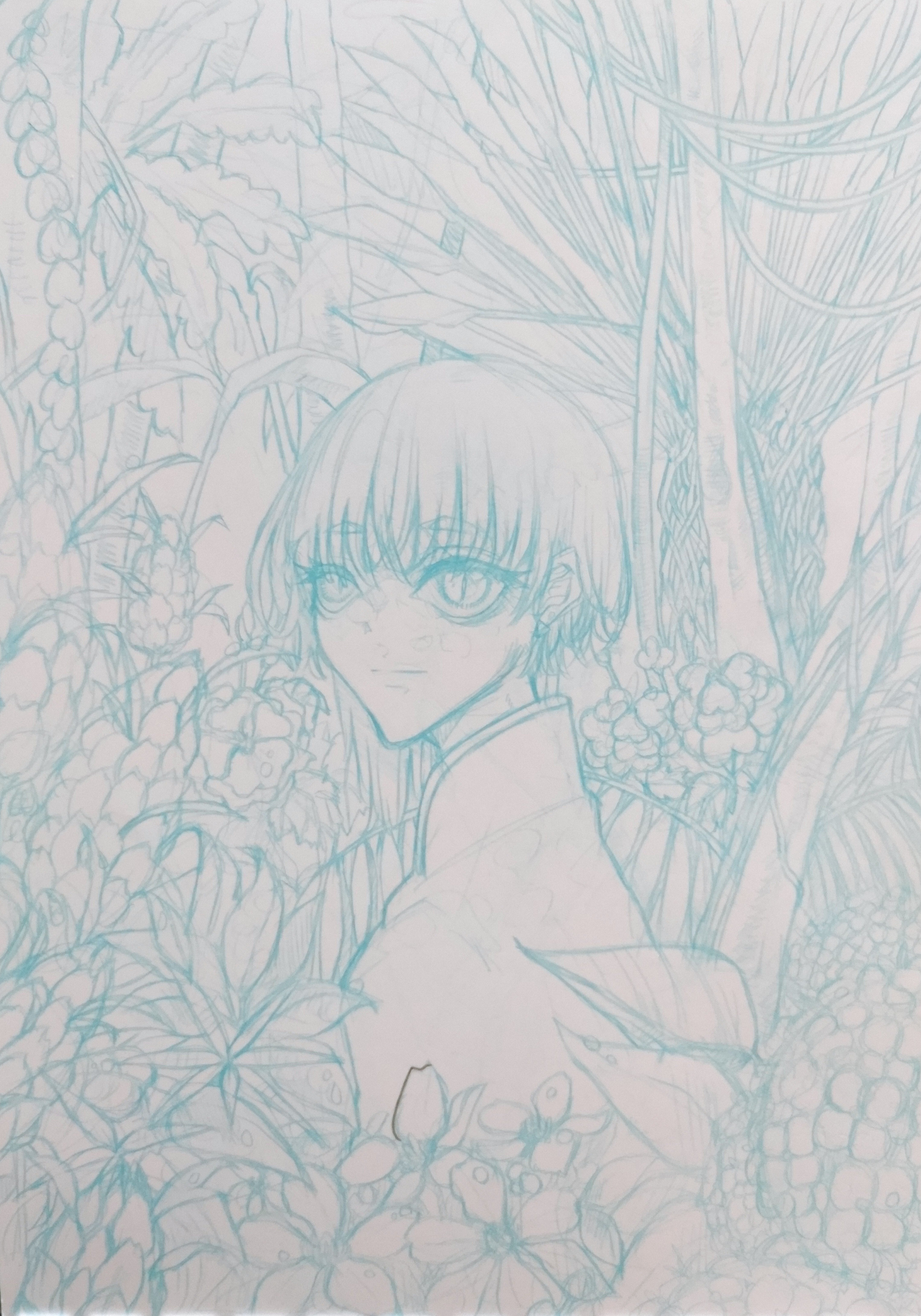 三週間かかったイラスト製作過程記録｜こく