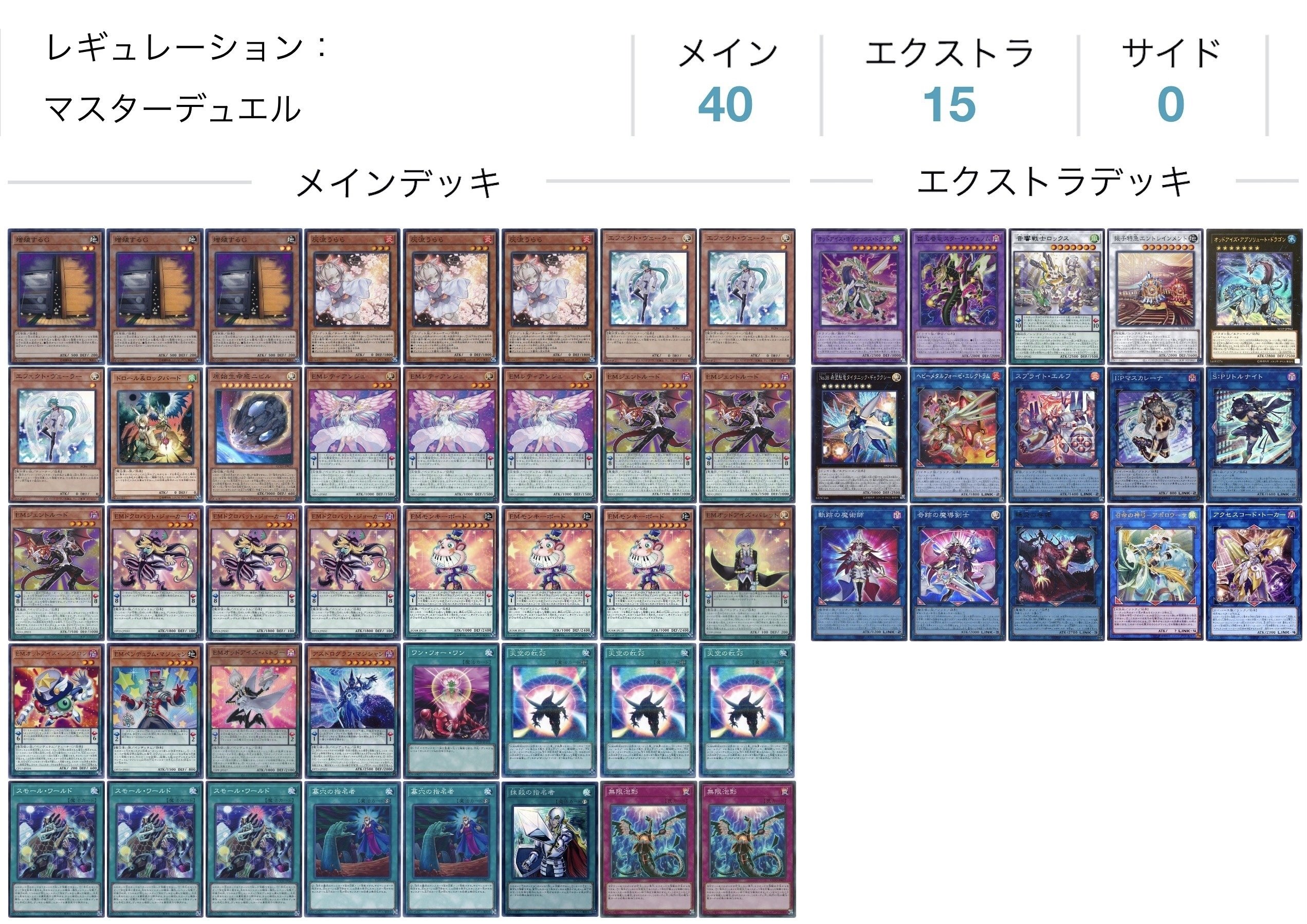 EM・オッドアイズデッキの紹介と展開解説【遊戯王MD】|はるまき EM・オッドアイズデッキの紹介と展開解説【遊戯王MD】|はるまき
