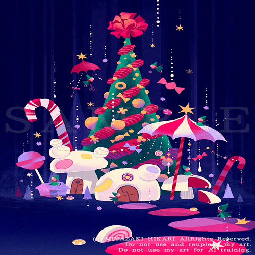 没イラスト再生「Poppin' Holiday」｜宮崎ひかり