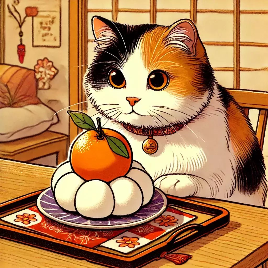 これがAIが描いた鏡餅だ！！【15.可愛い鏡餅見つけたけど、いつ買えば