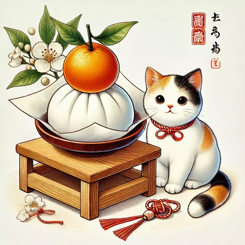 これがAIが描いた鏡餅だ！！【15.可愛い鏡餅見つけたけど、いつ買えば