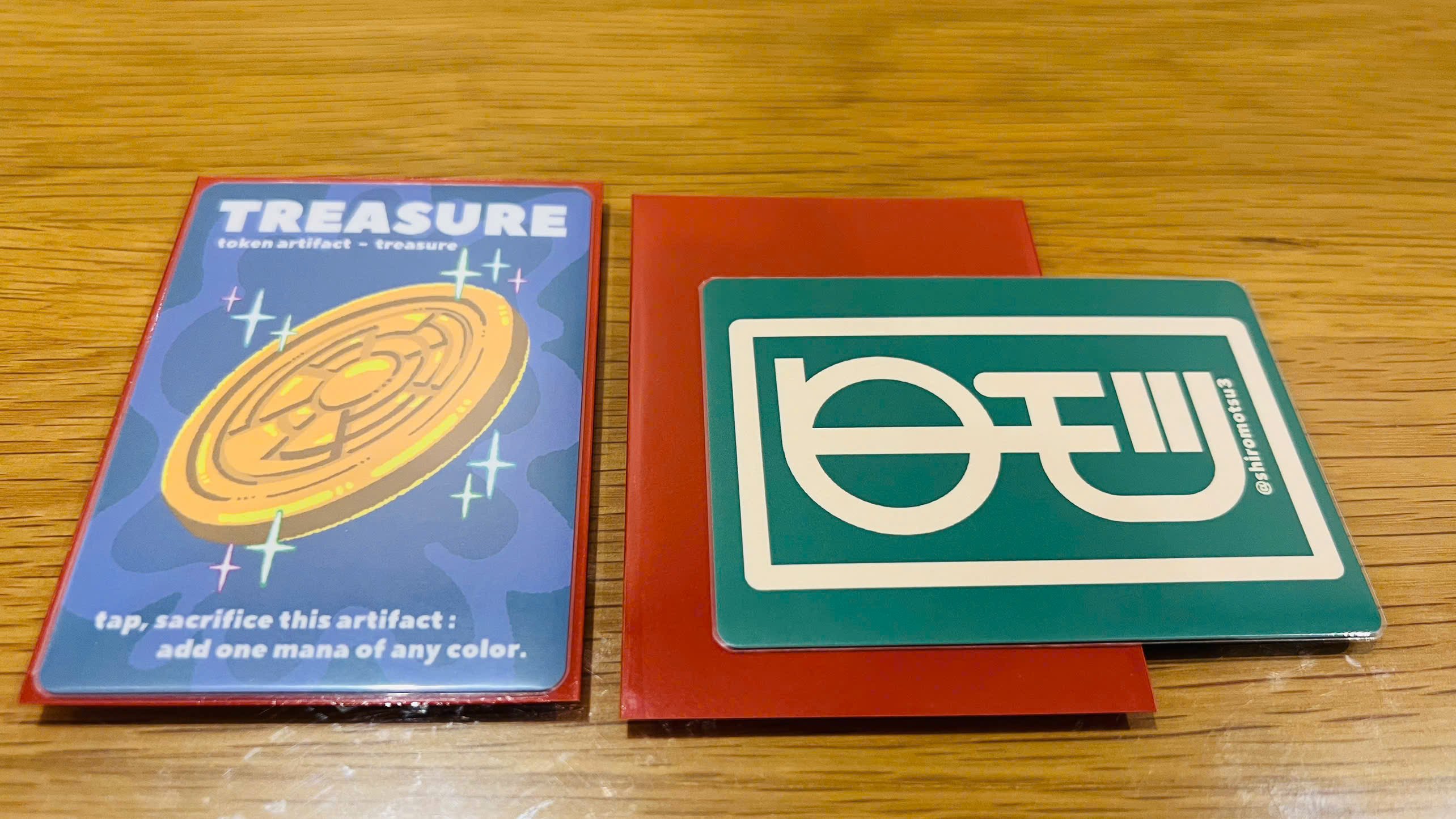 サプライレビュー】MTGトークン(作成：白モツさん)｜Dengekidaikon