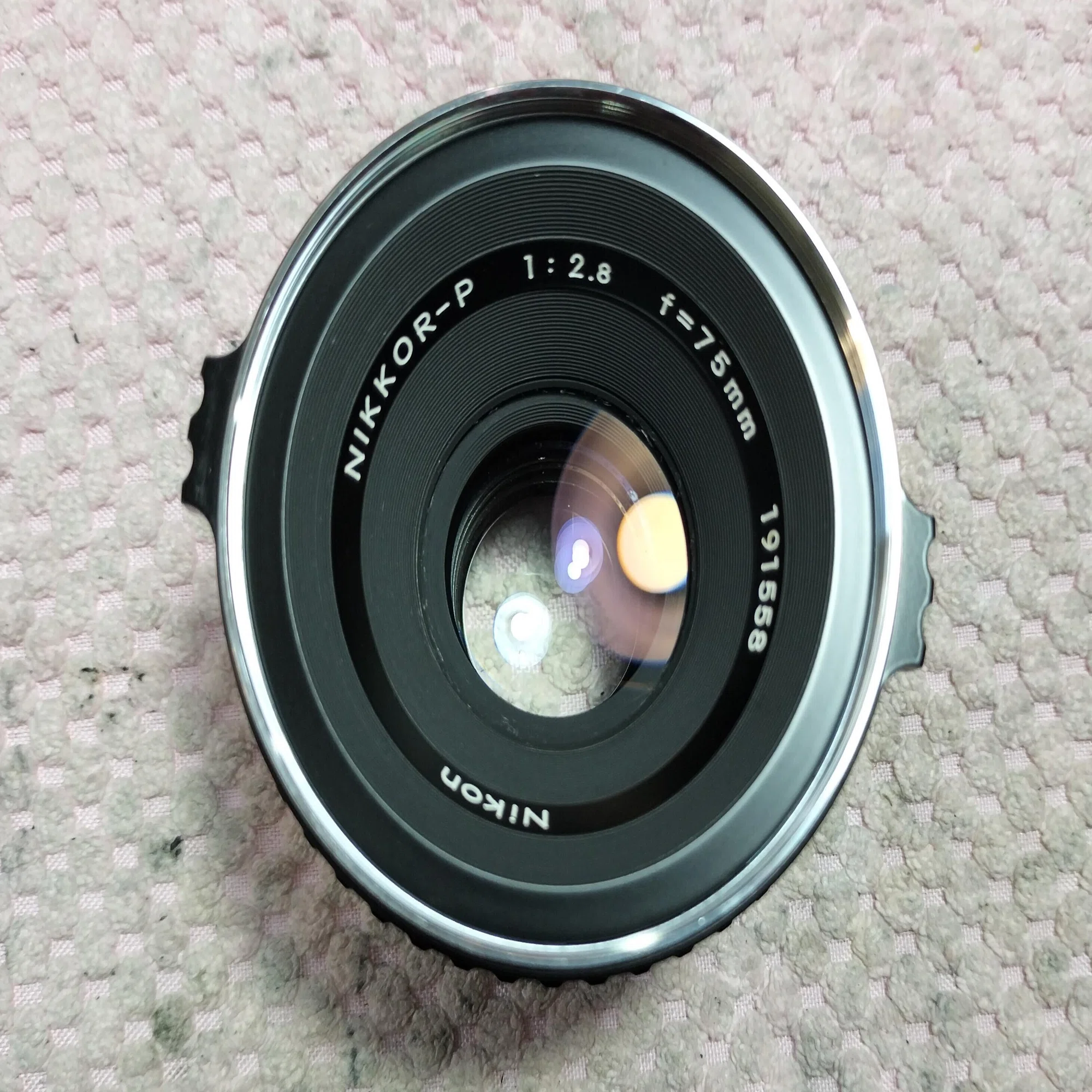 Nikon NIKKOR-P.C 75mm F/2.8 BRONICAの分解｜フィルムカメラ修理の 