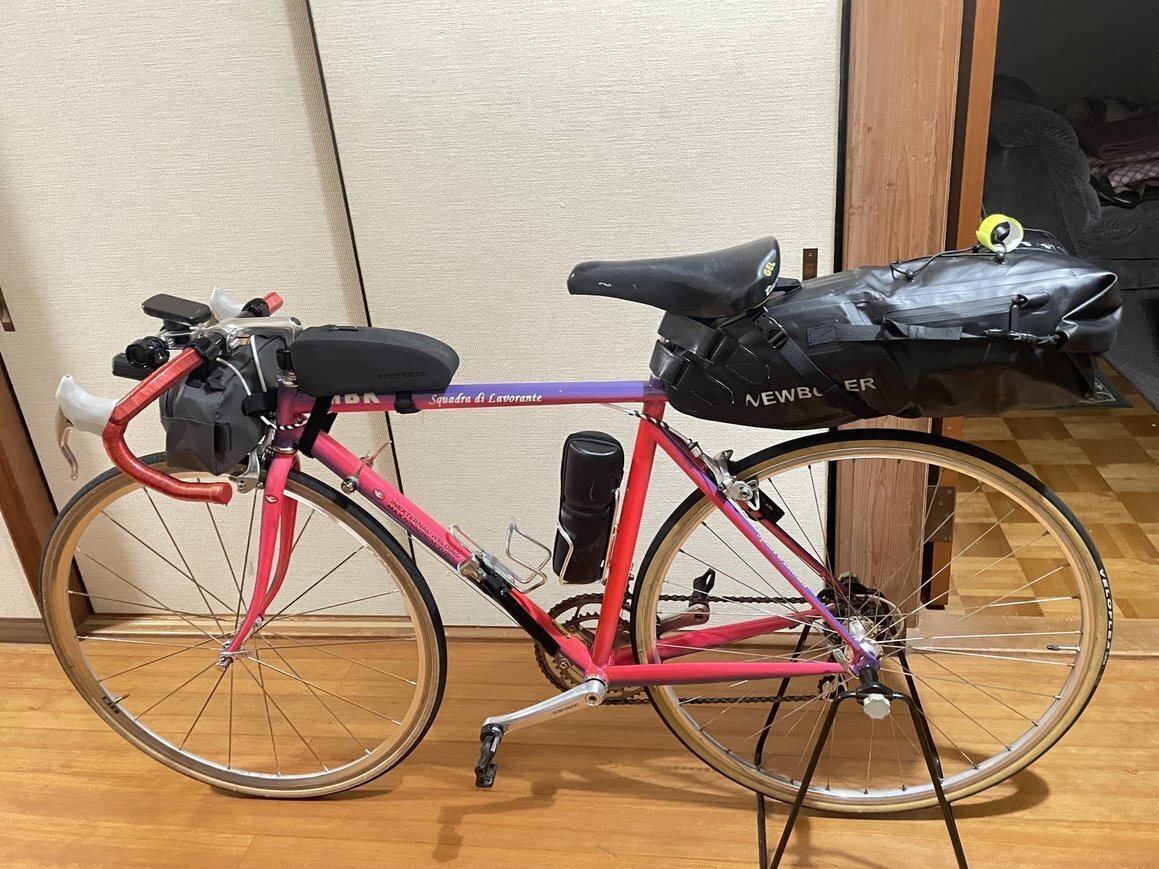 30年前のロードバイクで自転車旅へ①（2024年 GW)｜まんま