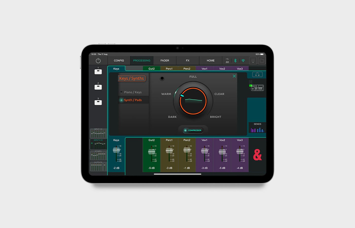デジタルミキサー「ALLEN & HEATH CQ-18T」に感じている、配信
