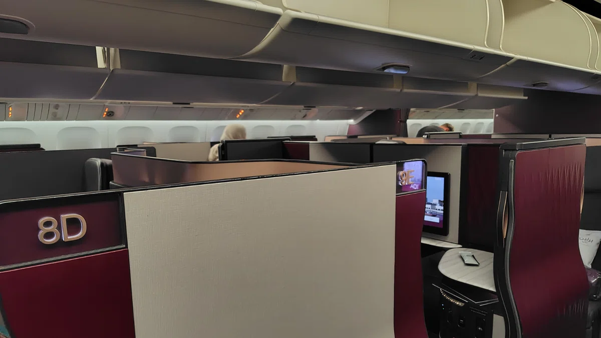 カタール航空 機内 座席はQスイート