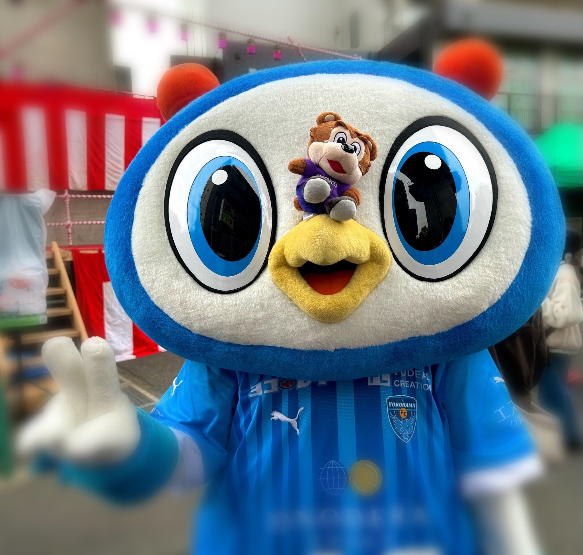 サンフレッチェ広島 サンチェ 特大ぬいぐるみ サイン入り