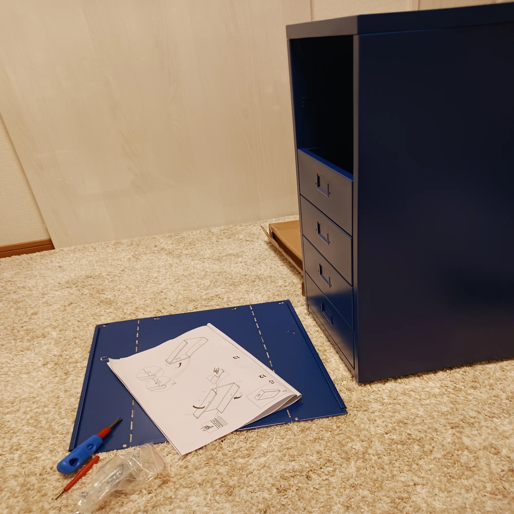IKEAのHELMER ヘルメル 引き出し 組み立て完成??｜うさ