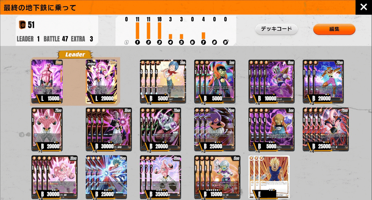 DBFW】全国ベスト32/アルバトEX9-0優勝「魔人ブウ:悪」について DBFW】全国ベスト32/アルバトEX9-0優勝「魔人ブウ:悪」について