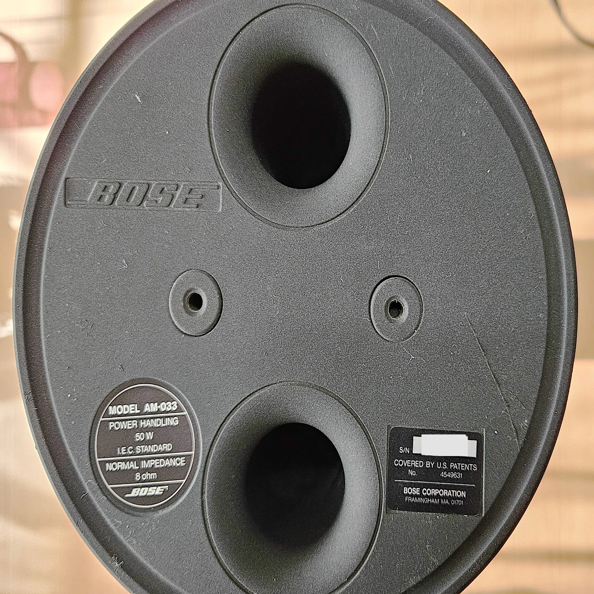 BOSEベビーキャノンウーファー AM-033 を入手！ 【カーオーディオ用 