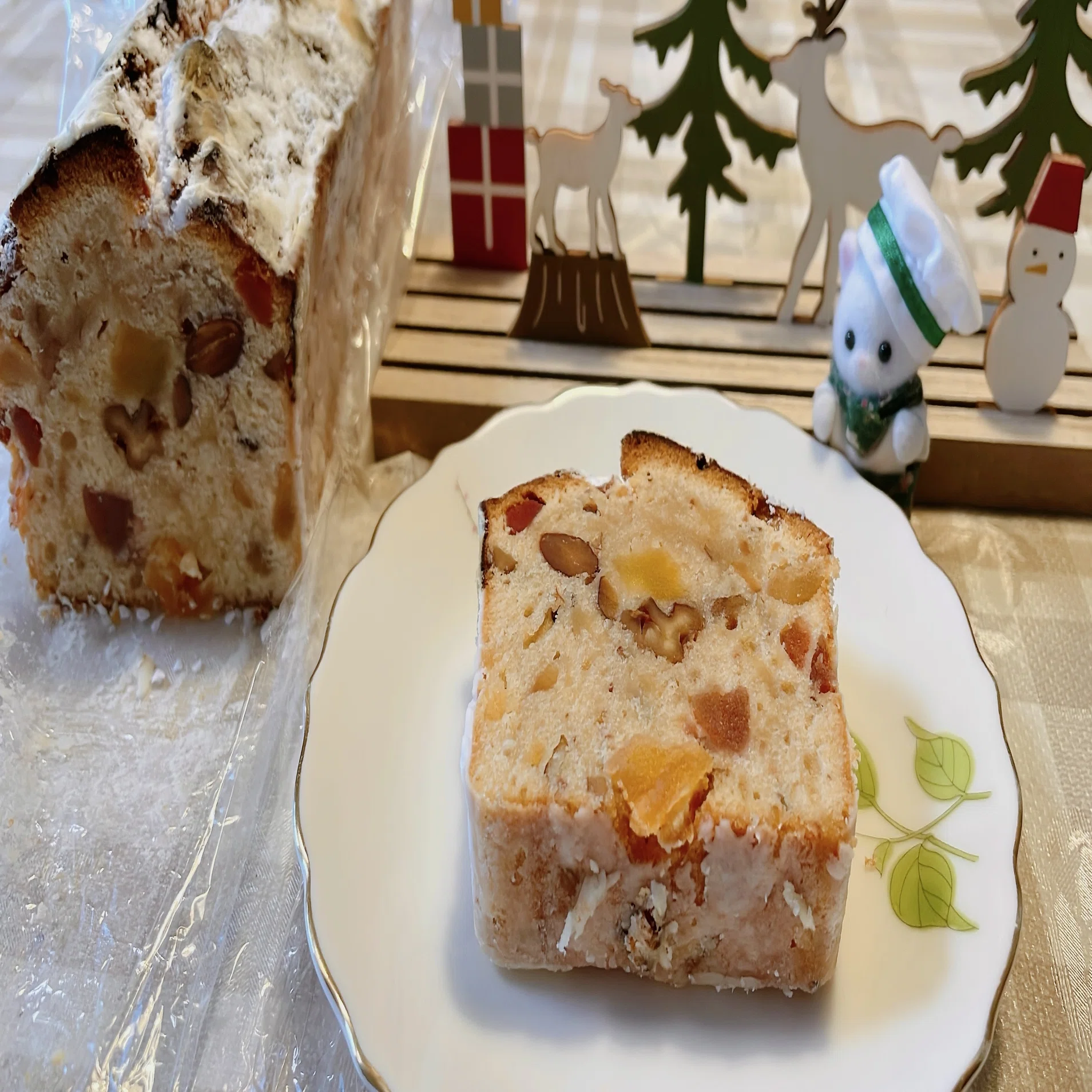 おうちカフェ】シュトーレン風パウンドケーキ｜朝が弱いパン屋