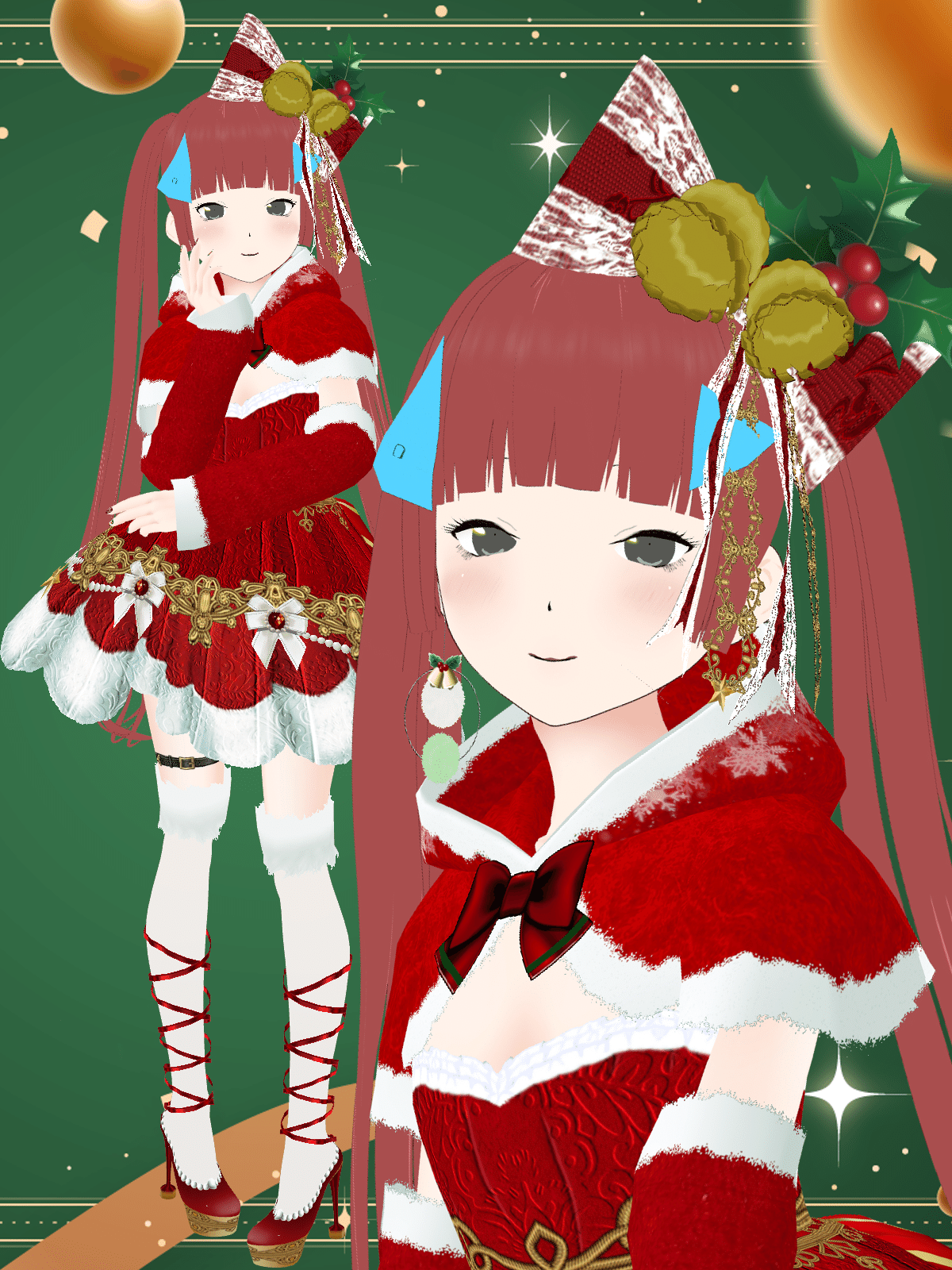 2024クリスマス衣装紹介＆VRoidちょっと創作のすすめ｜三島