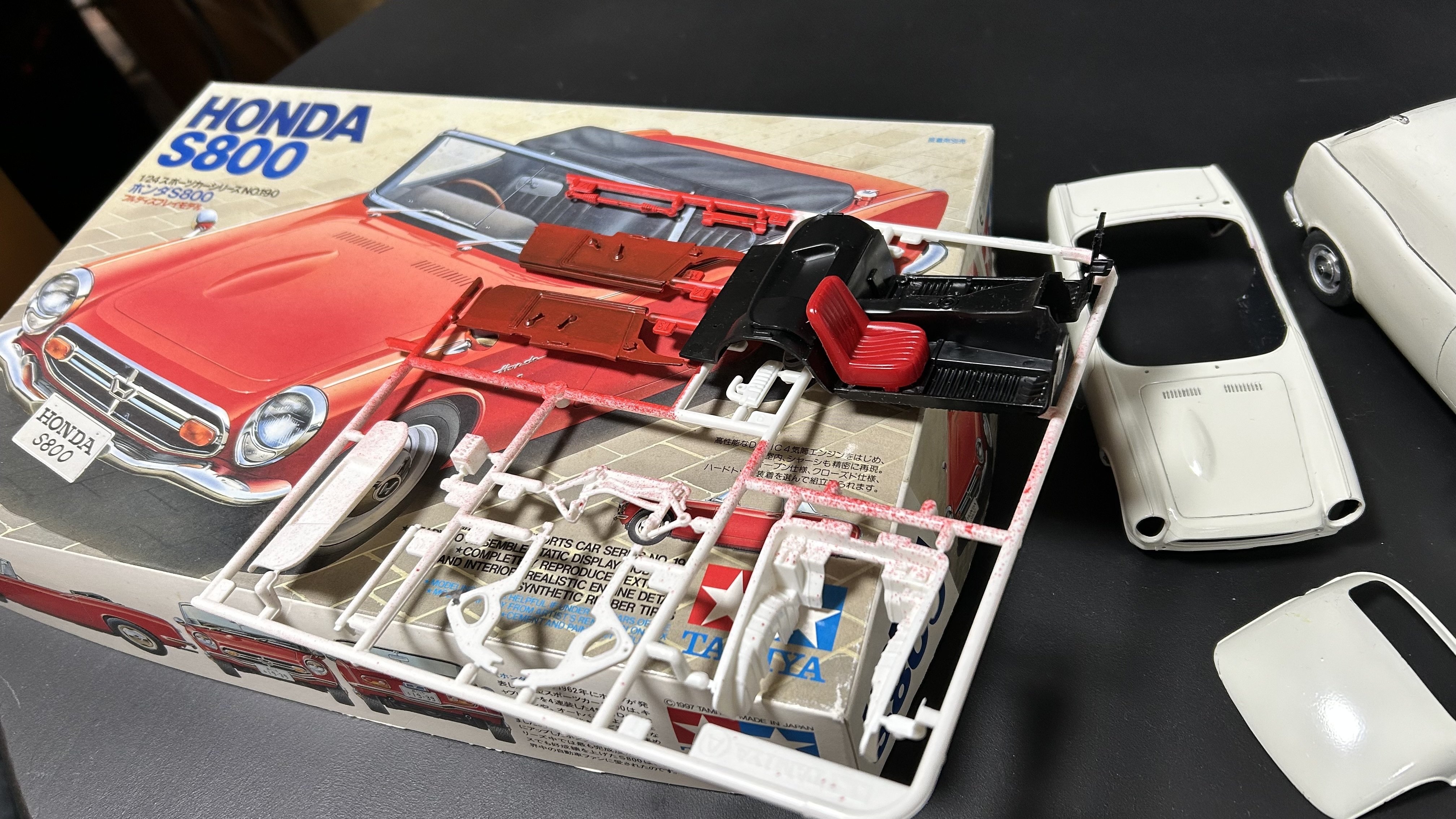 HONDA S800 ちょっと作ってる｜ホビーだらけ・架空飛行機工場 スミヤ