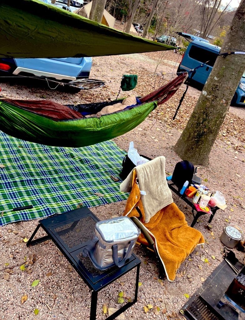 ハンモックキャンプの話｜常