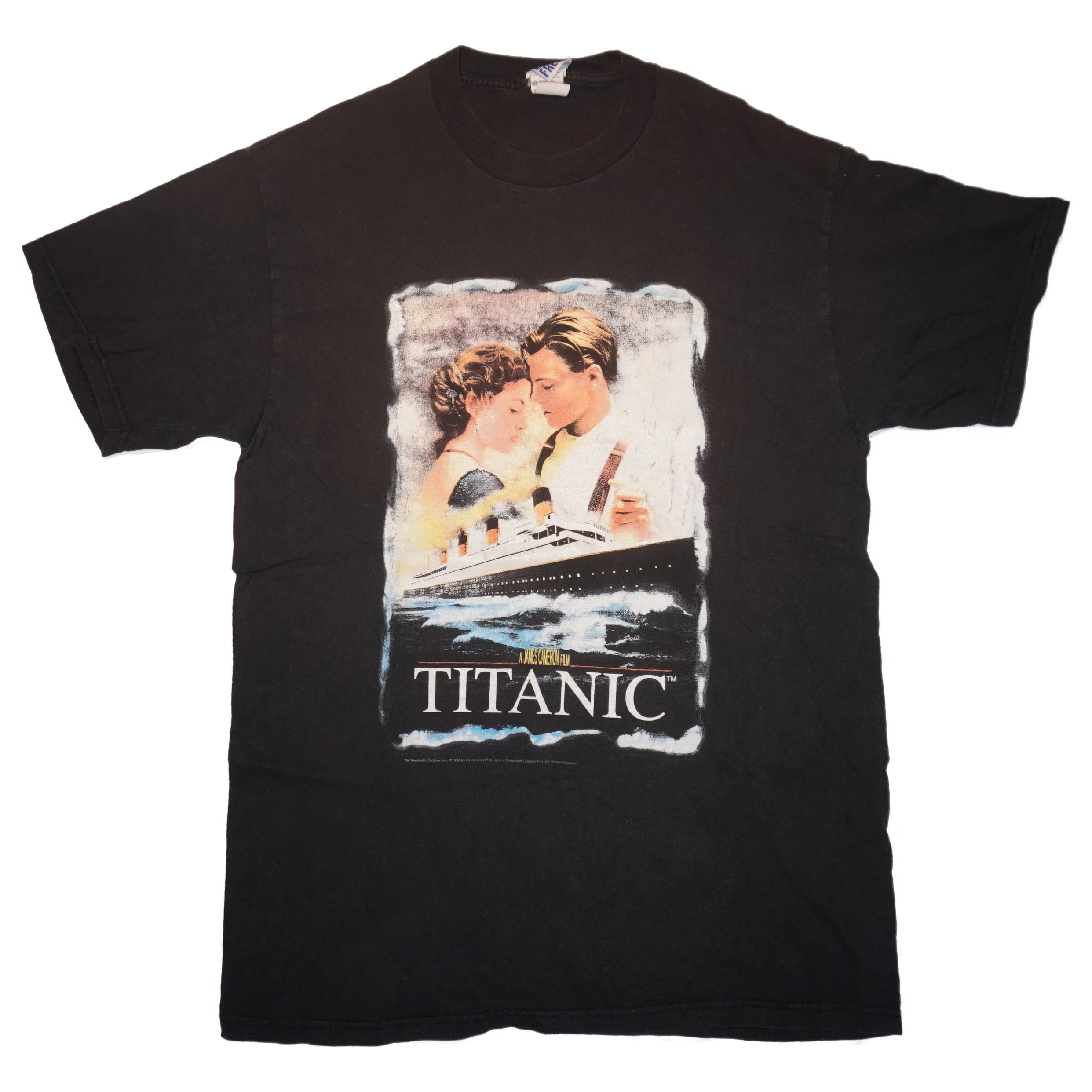 当時物: 未使用】タイタニック Tシャツ フリー希少品 ビンテージ 映画 