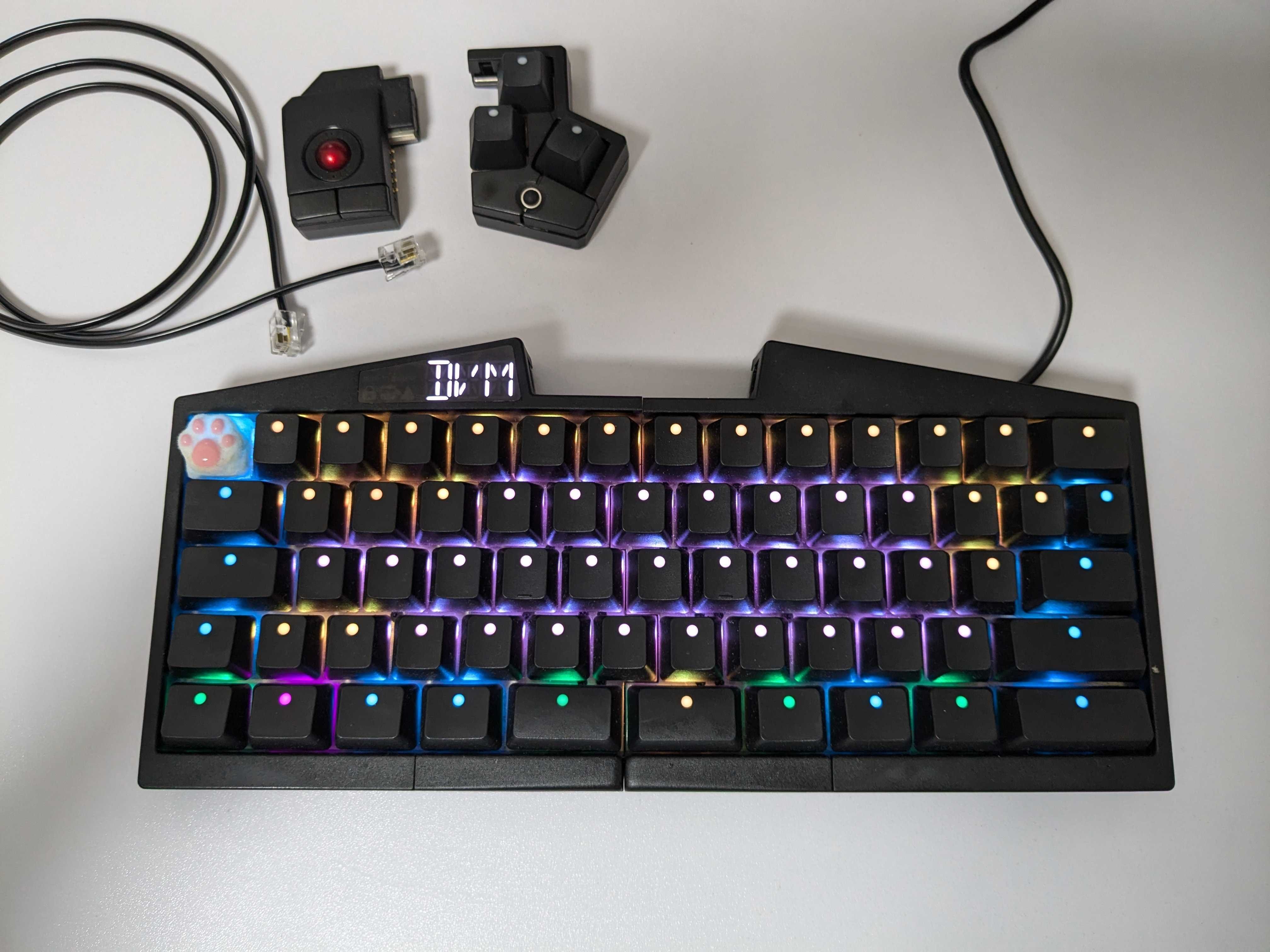 Ultimate Hacking Keyboard  UHK赤軸 難あり Ultimate Hacking Keyboard UHK赤軸 難あり Ultimate Hacking