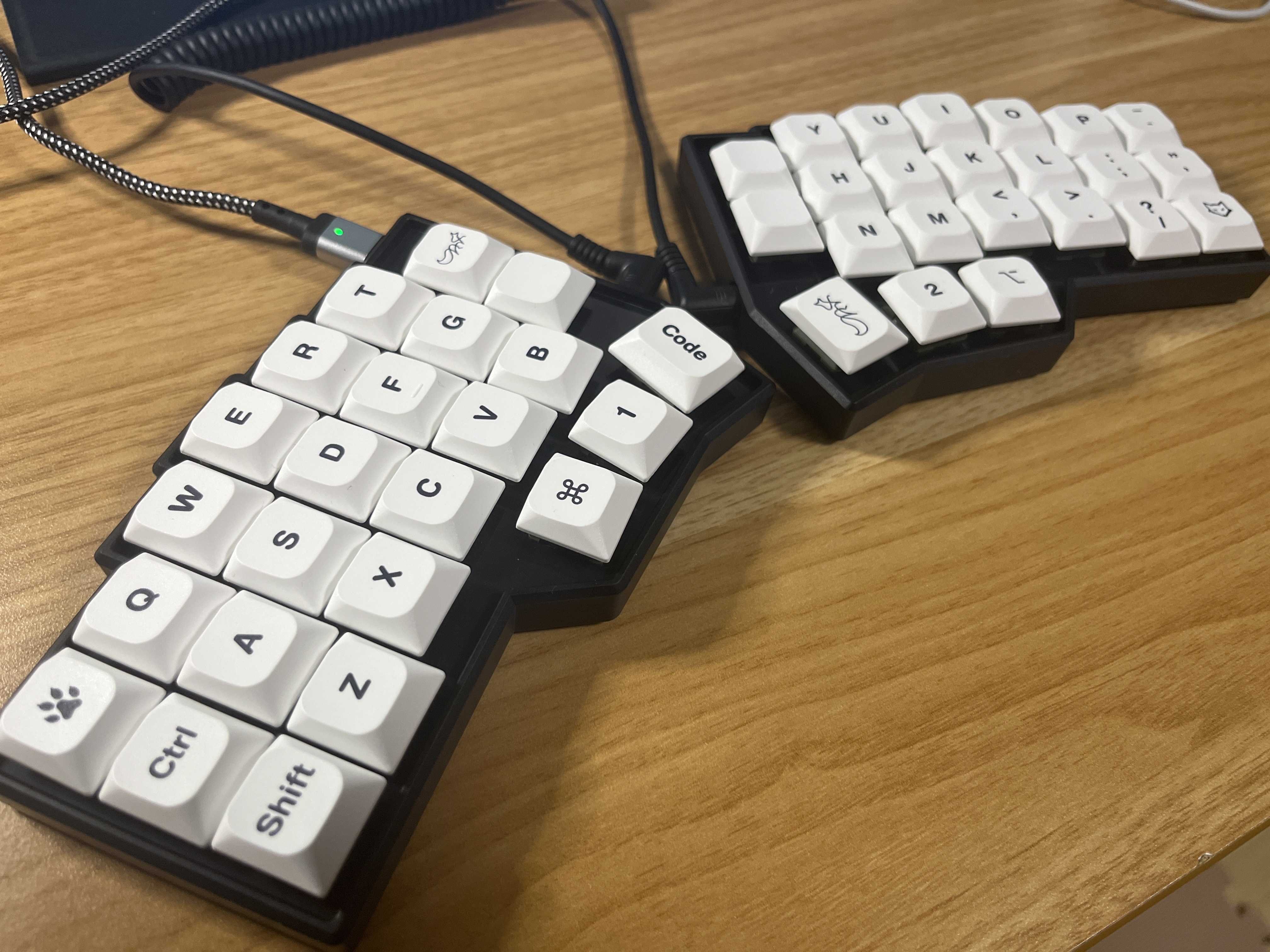 Corne v4.1 chocolate lofree ghostスイッチ Corne V4 Chocolate