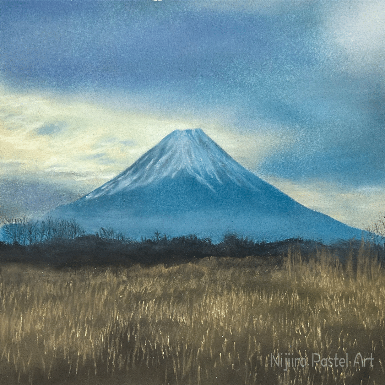 ホルベインのソフトパステルで描きました｜KAORI