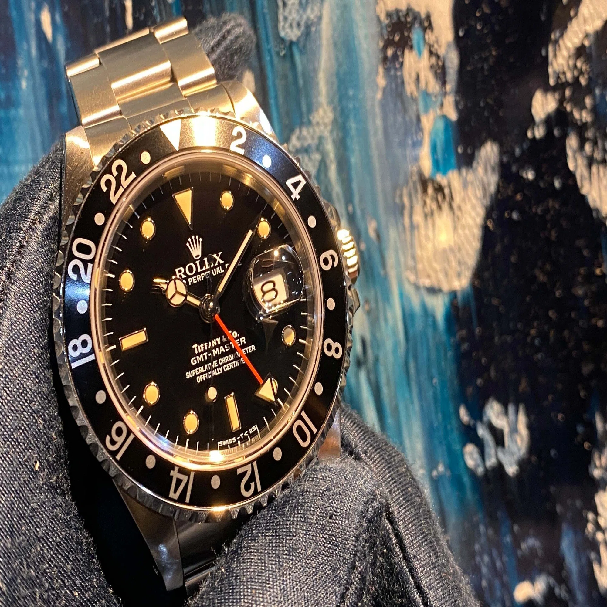 ティファニーWネーム！ロレックス GMTマスター「Ref.16700」 E7番 