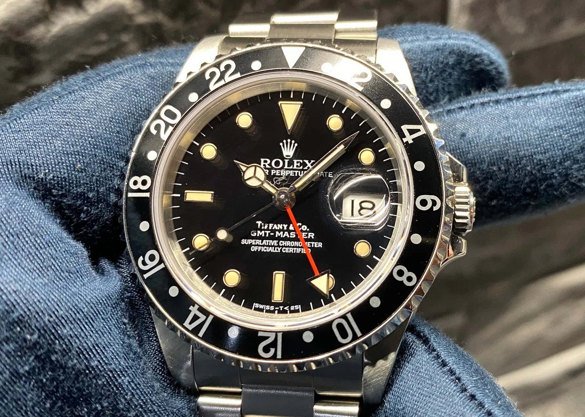 ティファニーWネーム！ロレックス GMTマスター「Ref.16700」 E7番 