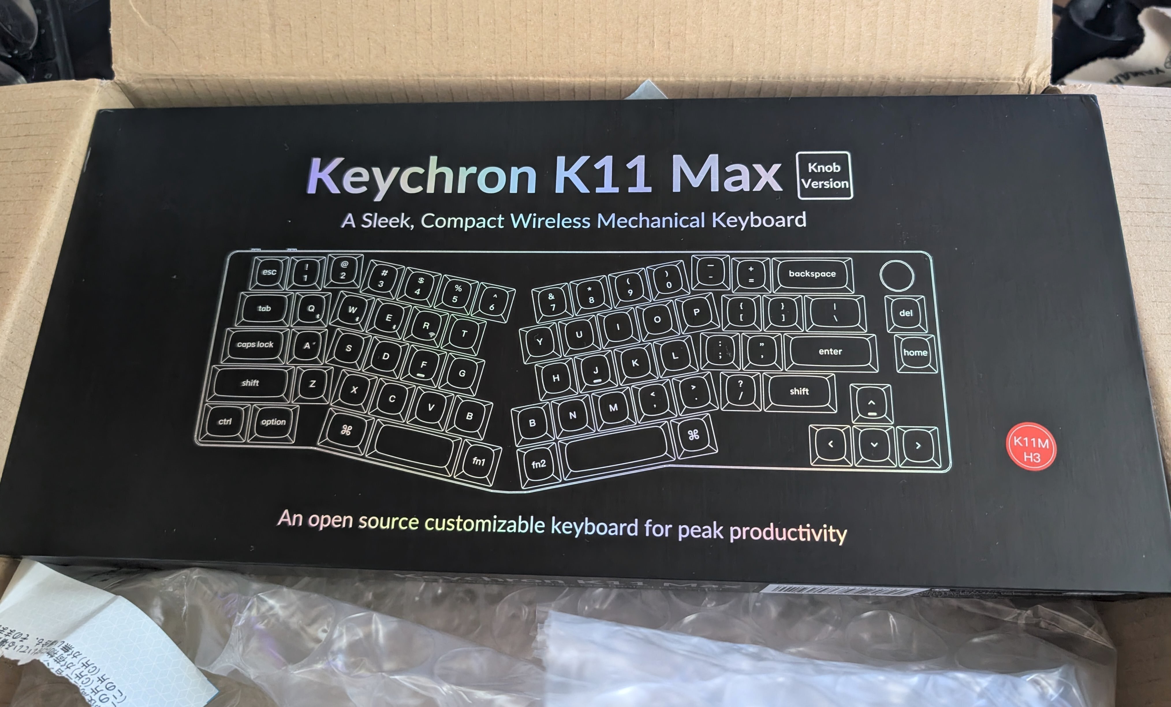 Keychron K11 Max ワイヤレスメカニカルキーボード Keychron K11 Max QMK/VIA ワイヤレス カスタム メカニカル