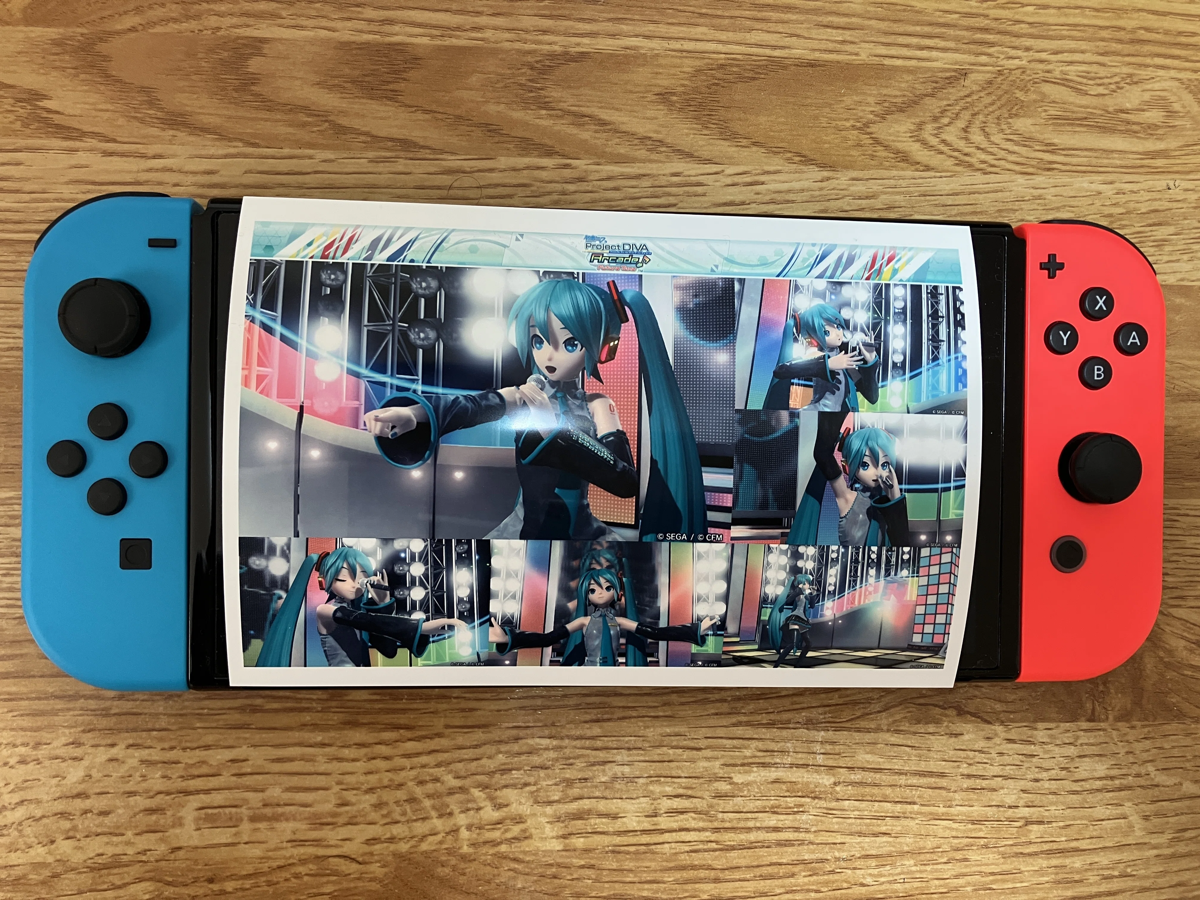 初音ミクProject DIVA Arcade Future Tone フォトスタジオ 印刷して
