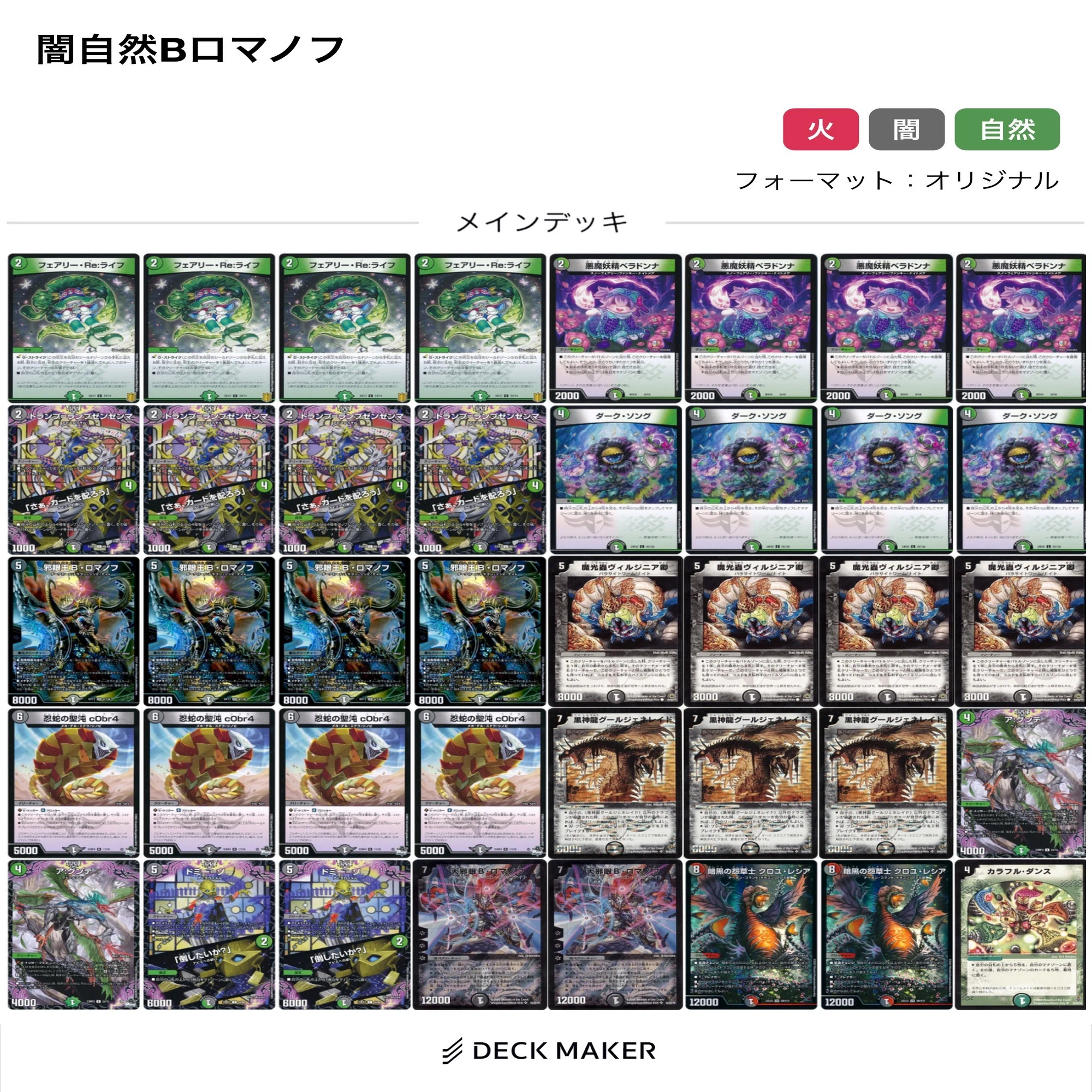 黒緑Bロマノフ【デッキ紹介】｜いづな