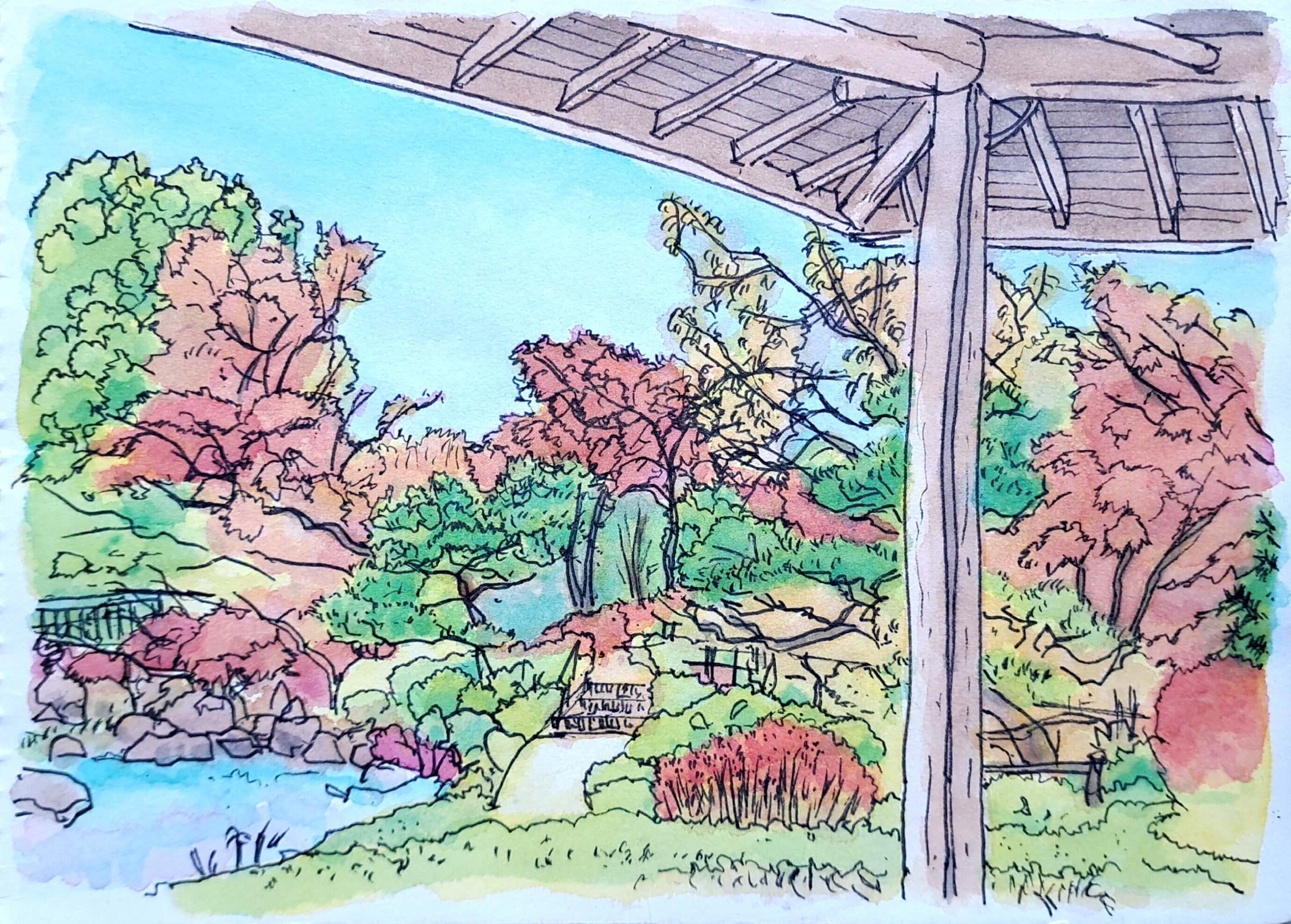 森の画廊「春もみじ」 森の画廊「春もみじ」