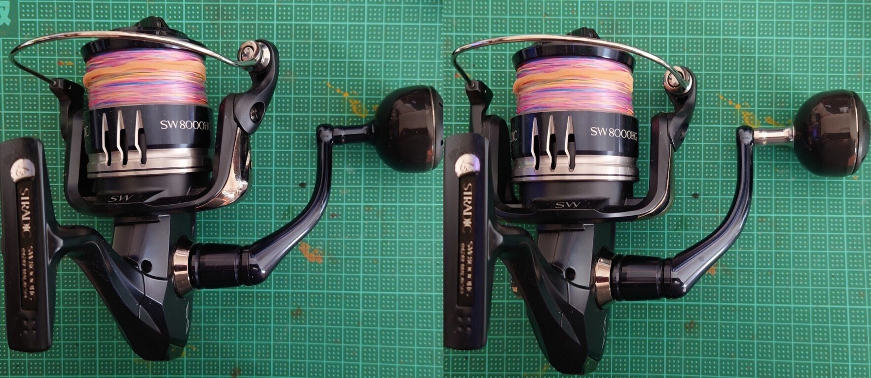 リールのちょっぴりカスタム(ストラディックSW)｜根魚戦士アイナメン