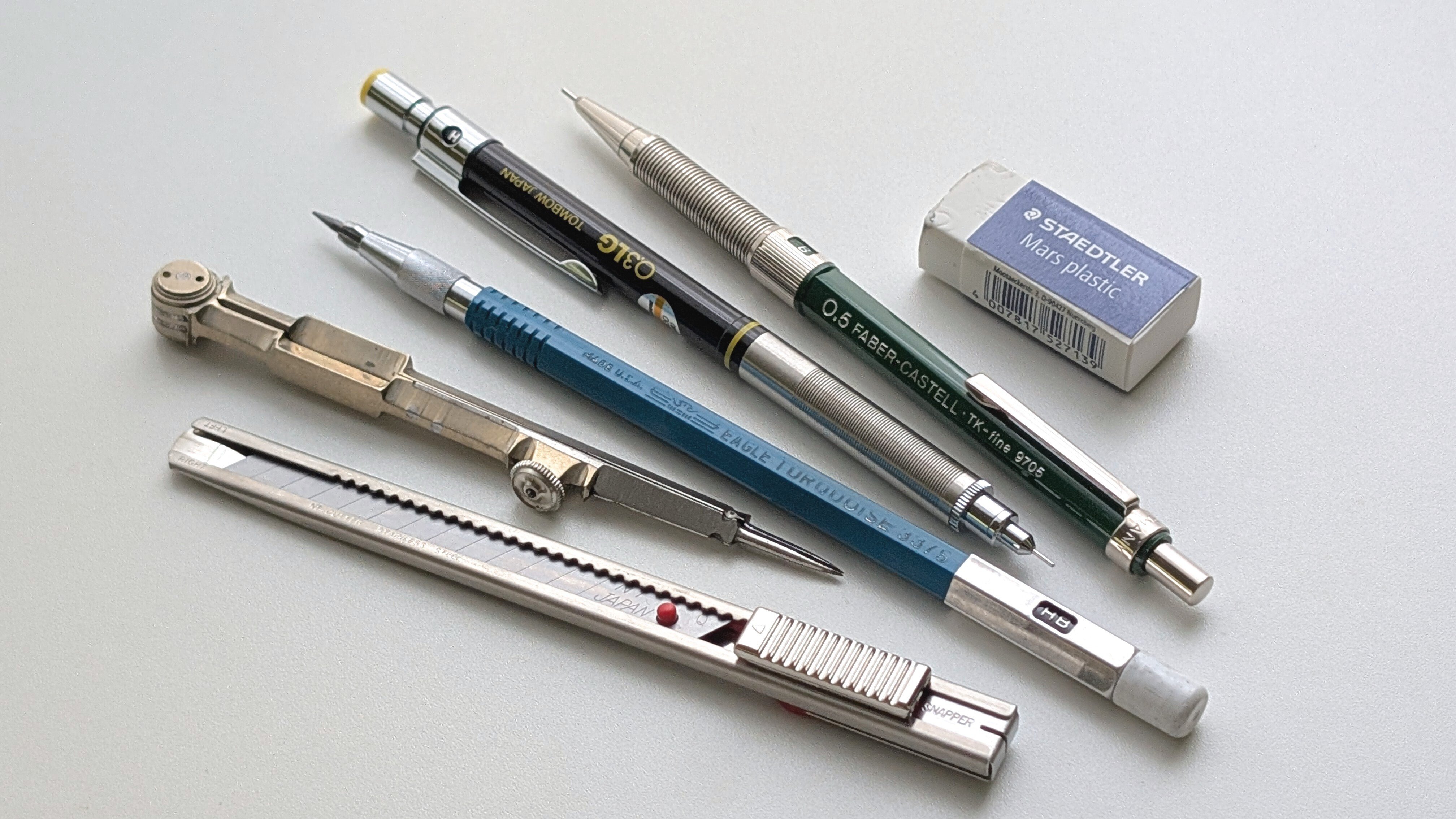 Vintage Eagle Turquoise Prestomatic 3377 Mechanical Pencil