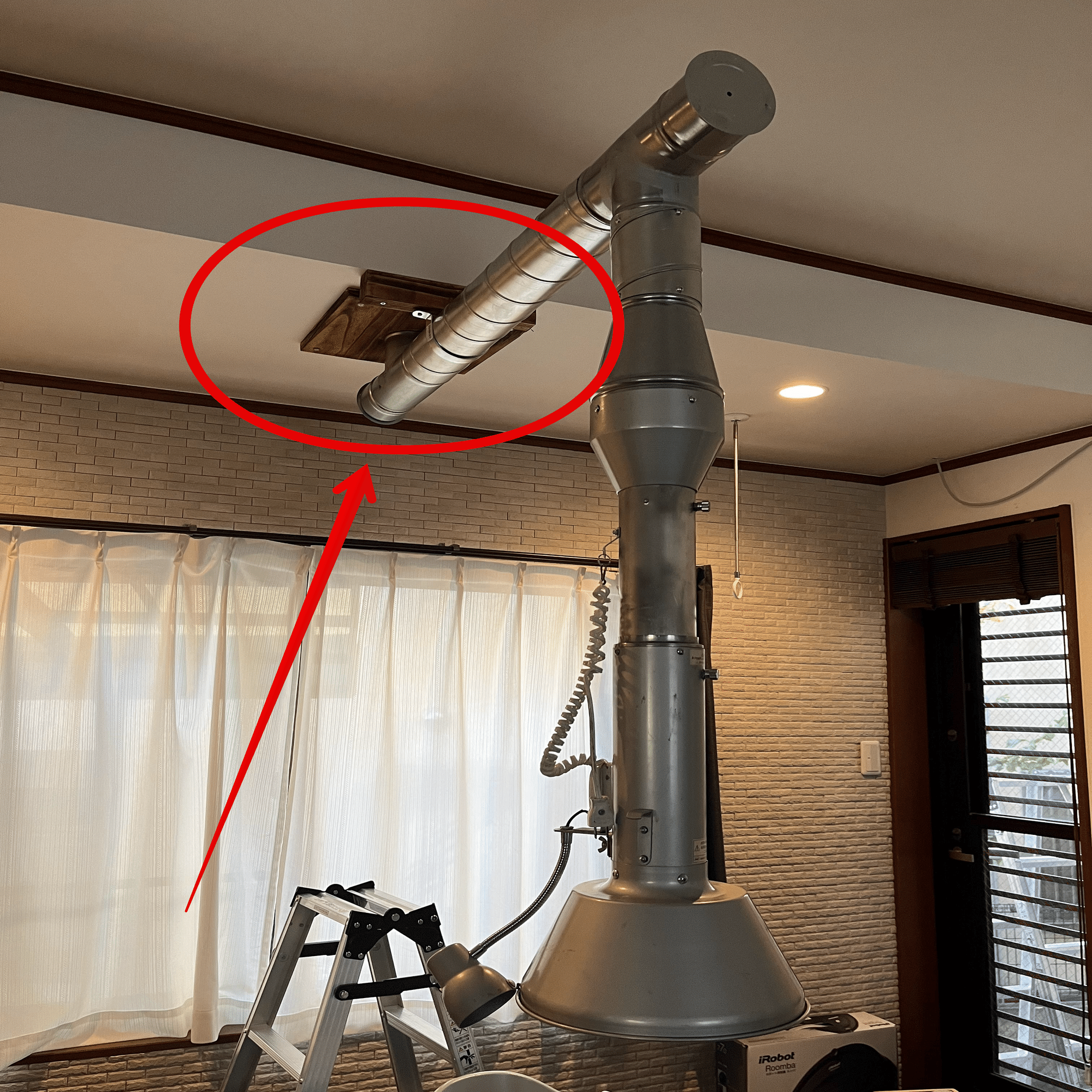 自宅の排煙ダクトの話｜yurihondo