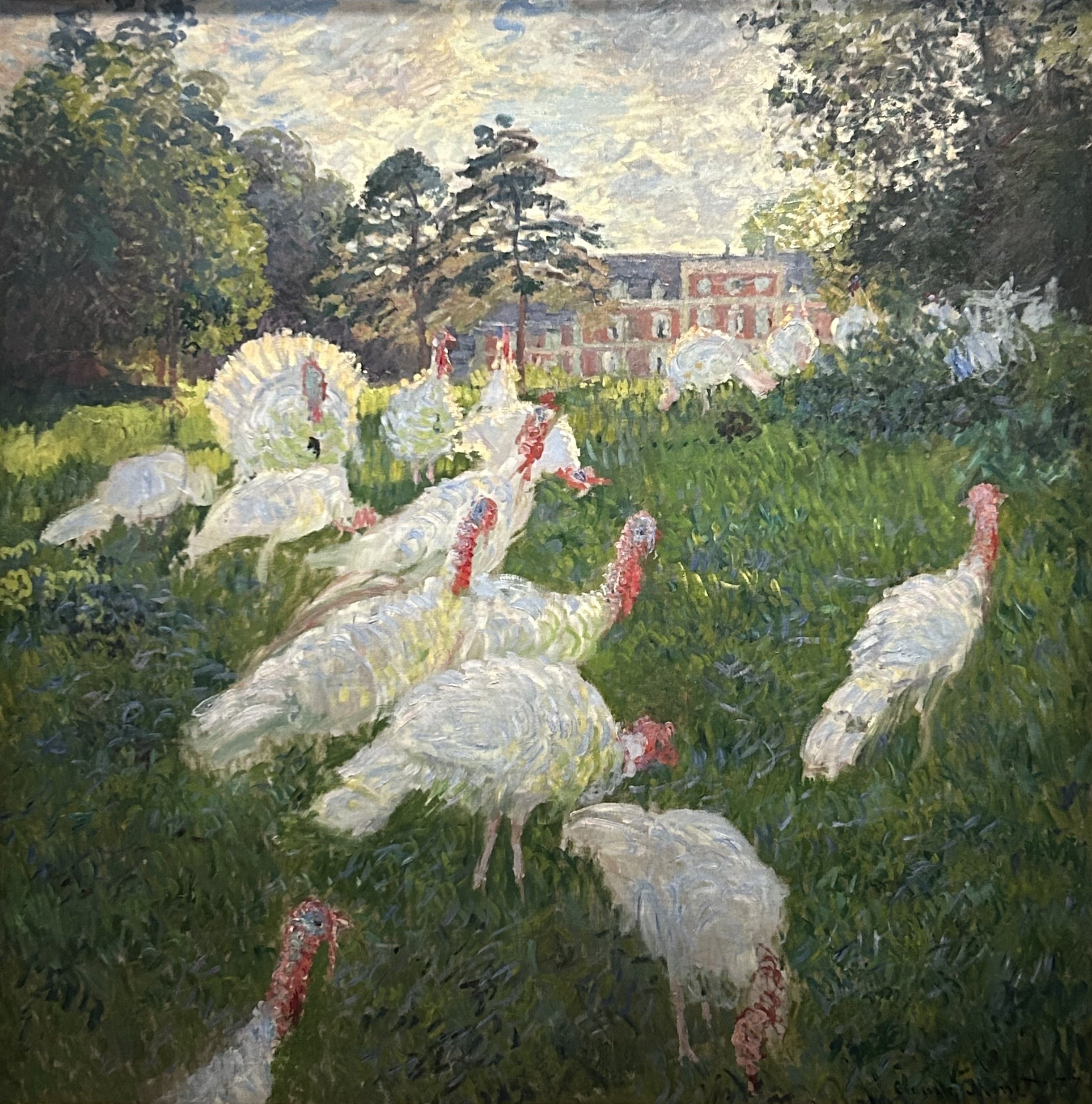 子供のためのオルセー美術館(163)モネのクリスマスの鳥/雪に鳥を