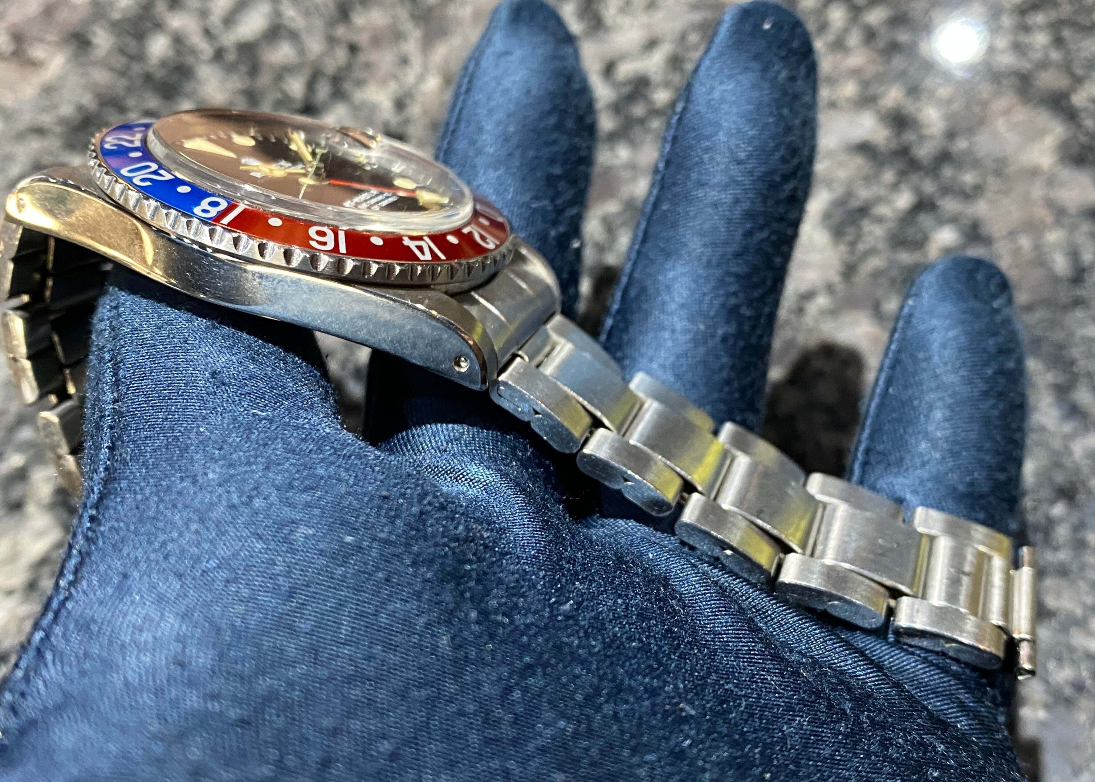 美しいペプシインサートが魅力！優良個体！GMTマスター 1675 MK2