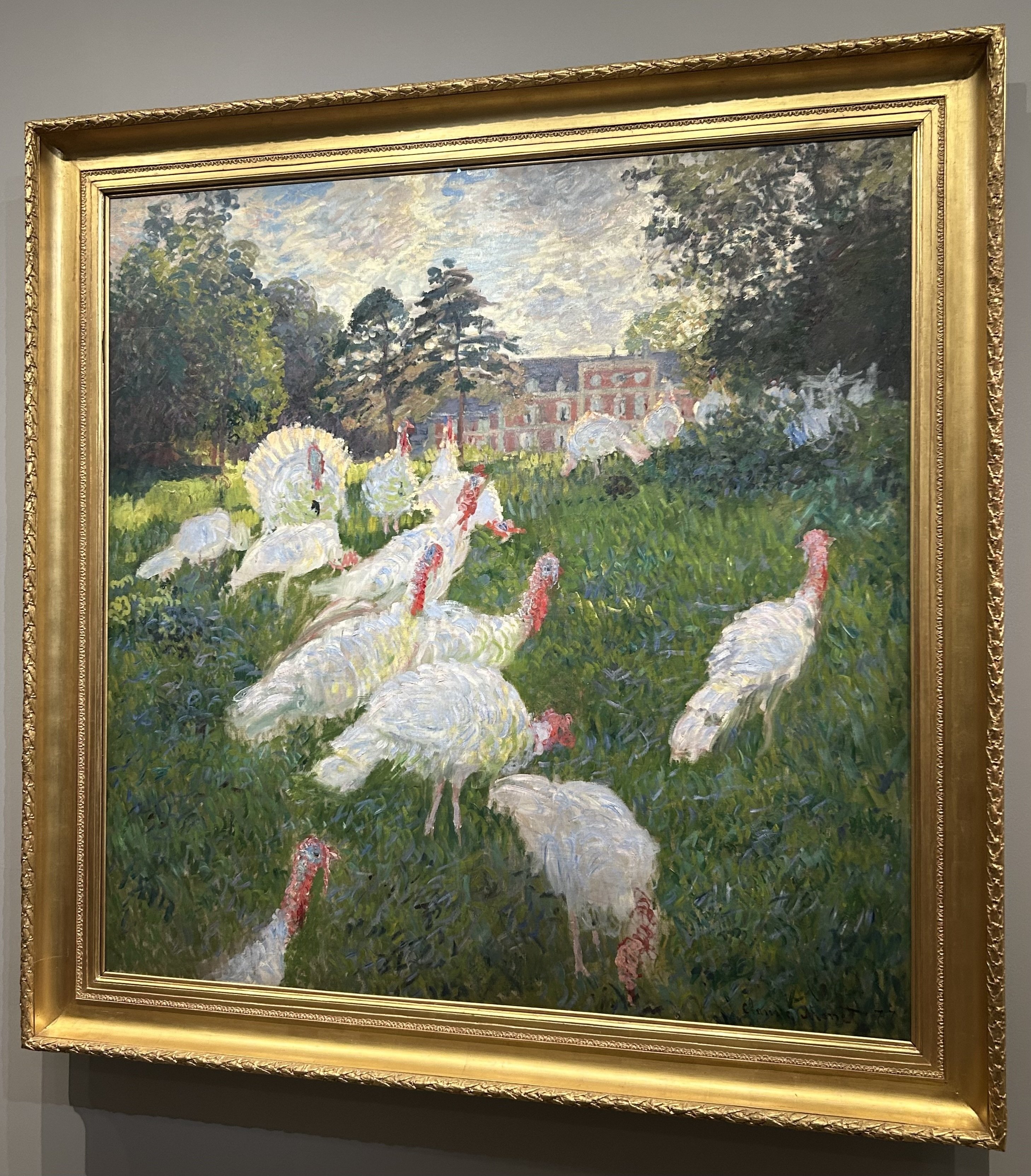 子供のためのオルセー美術館(163)モネのクリスマスの鳥/雪に鳥を