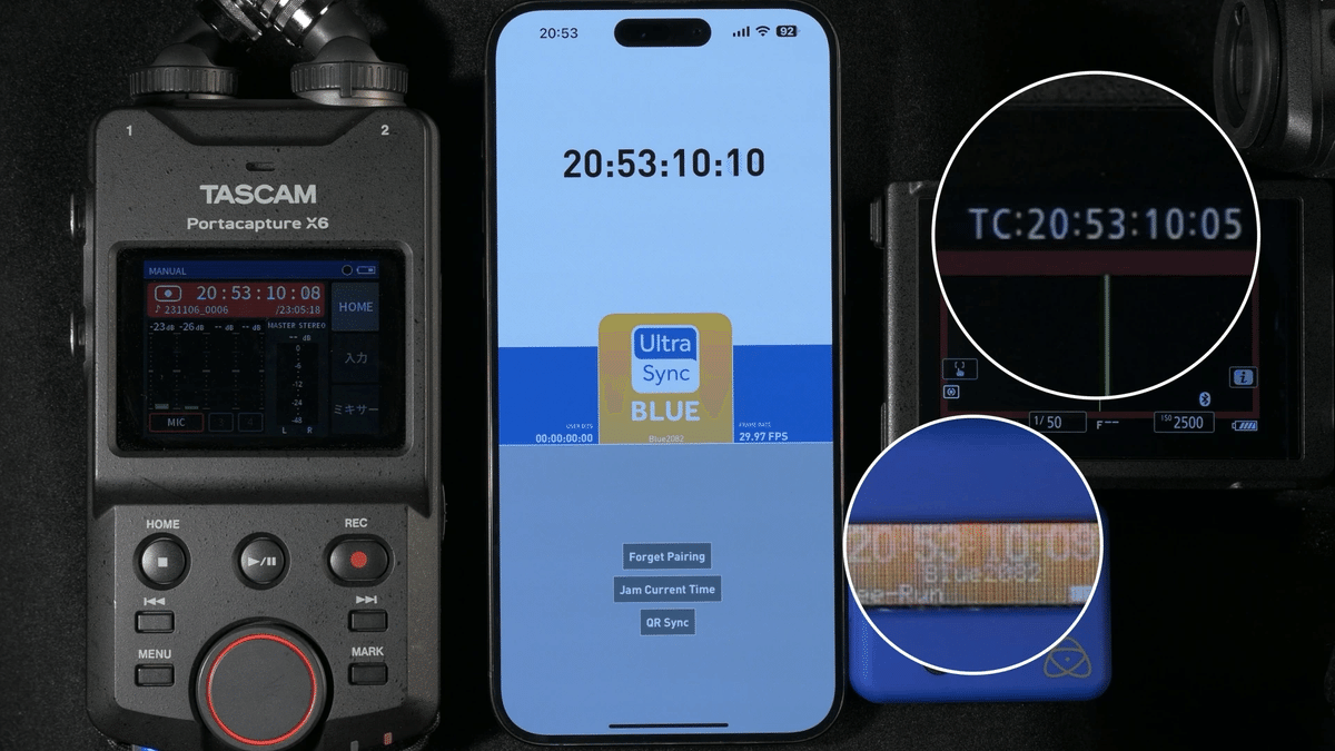 UltraSync BLUE タイムコード同期③ UltraSync Blue ROW Version | ATOMOS - アトモス