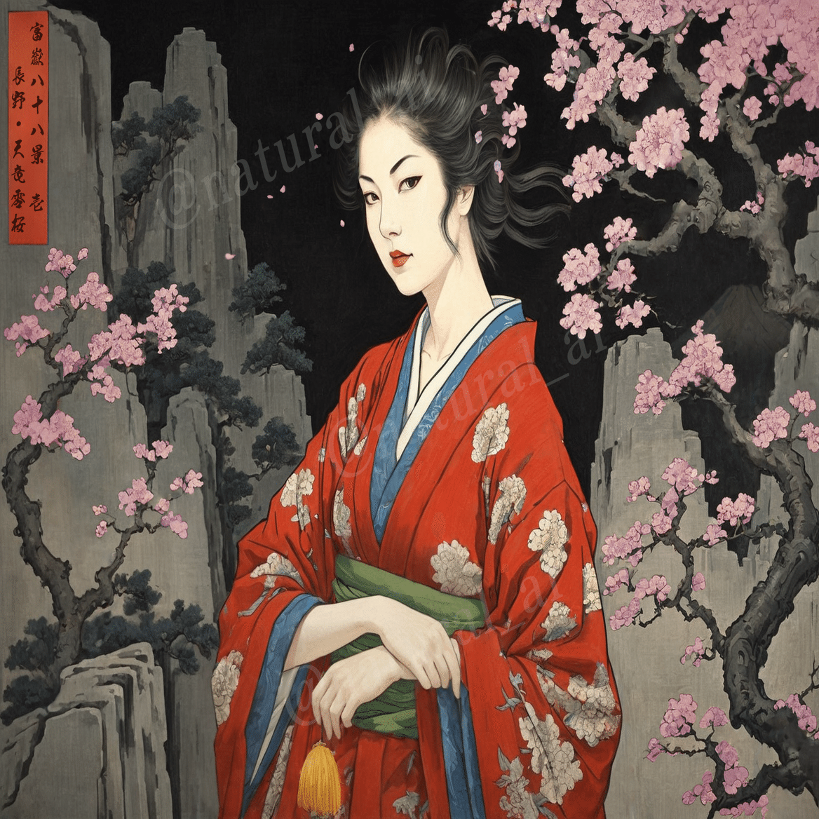 浮世絵を作ってみた Stable Diffusion｜ムシュミスト